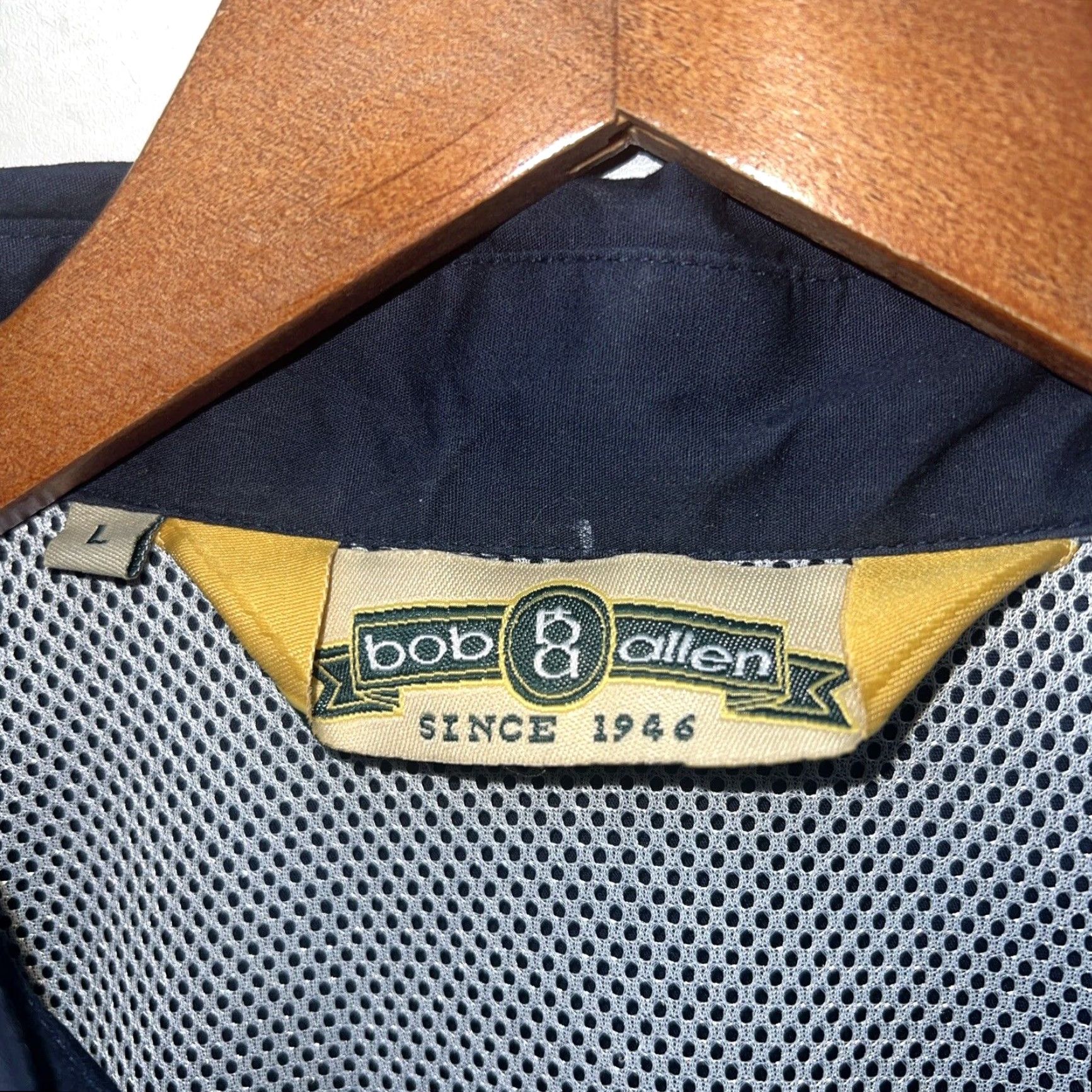 Vintage Bob Allen Blue Button-Up Shirt Mens Size L Long Sleeve Regular Fit Blue Shirt Mens L Size US L / EU 52-54 / 3 - 3 Thumbnail