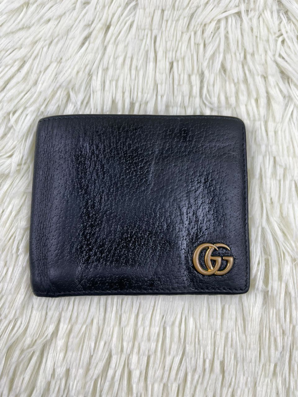 Gucci × Vintage Gucci GG Marmont Bi-Fold Leather Wallet Size ONE SIZE - 1 Thumbnail