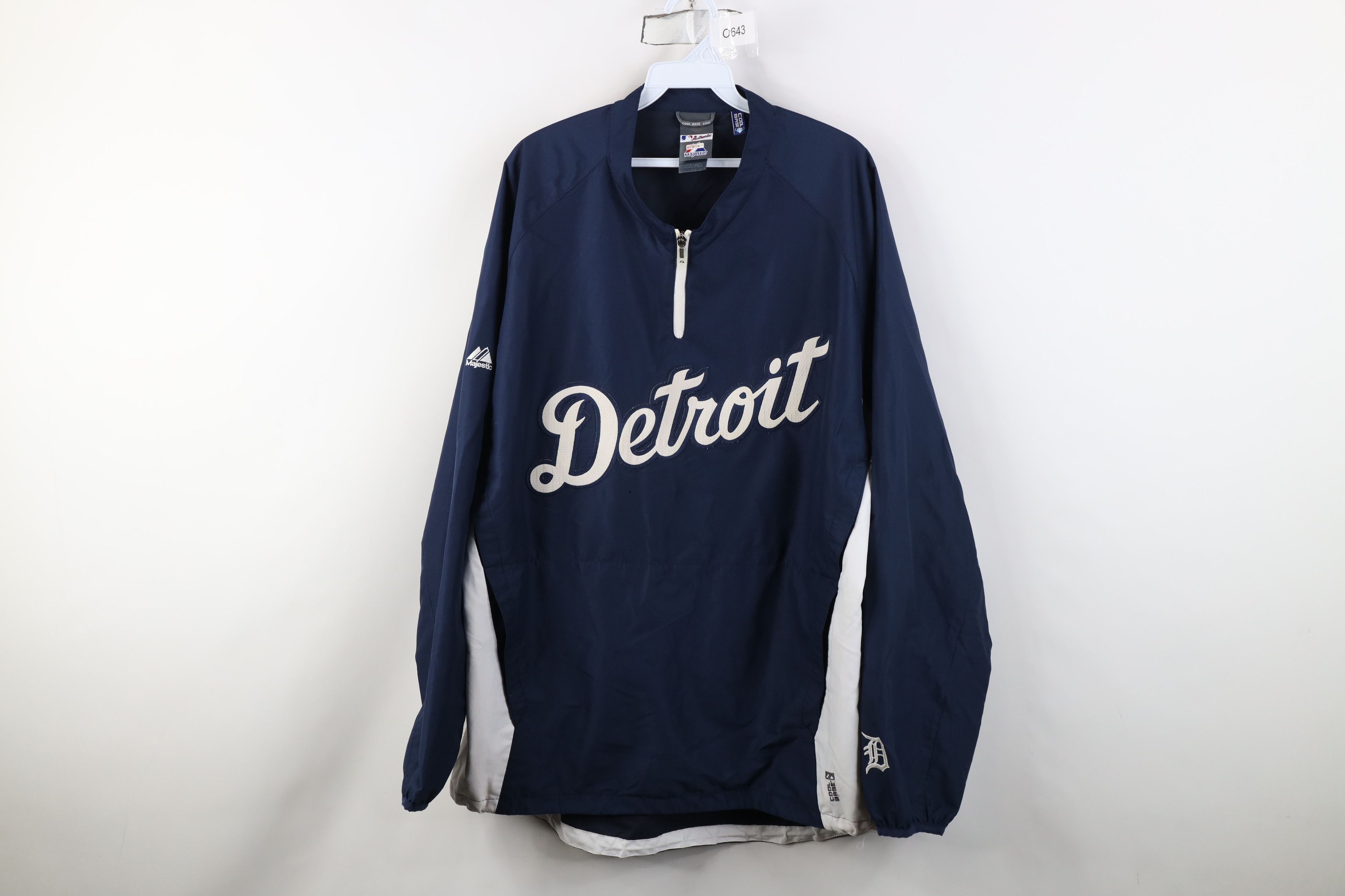 Majestic Majestic Cool Base Tigers Baseball Windbreaker Jacket Size US L / EU 52-54 / 3 - 1 Thumbnail