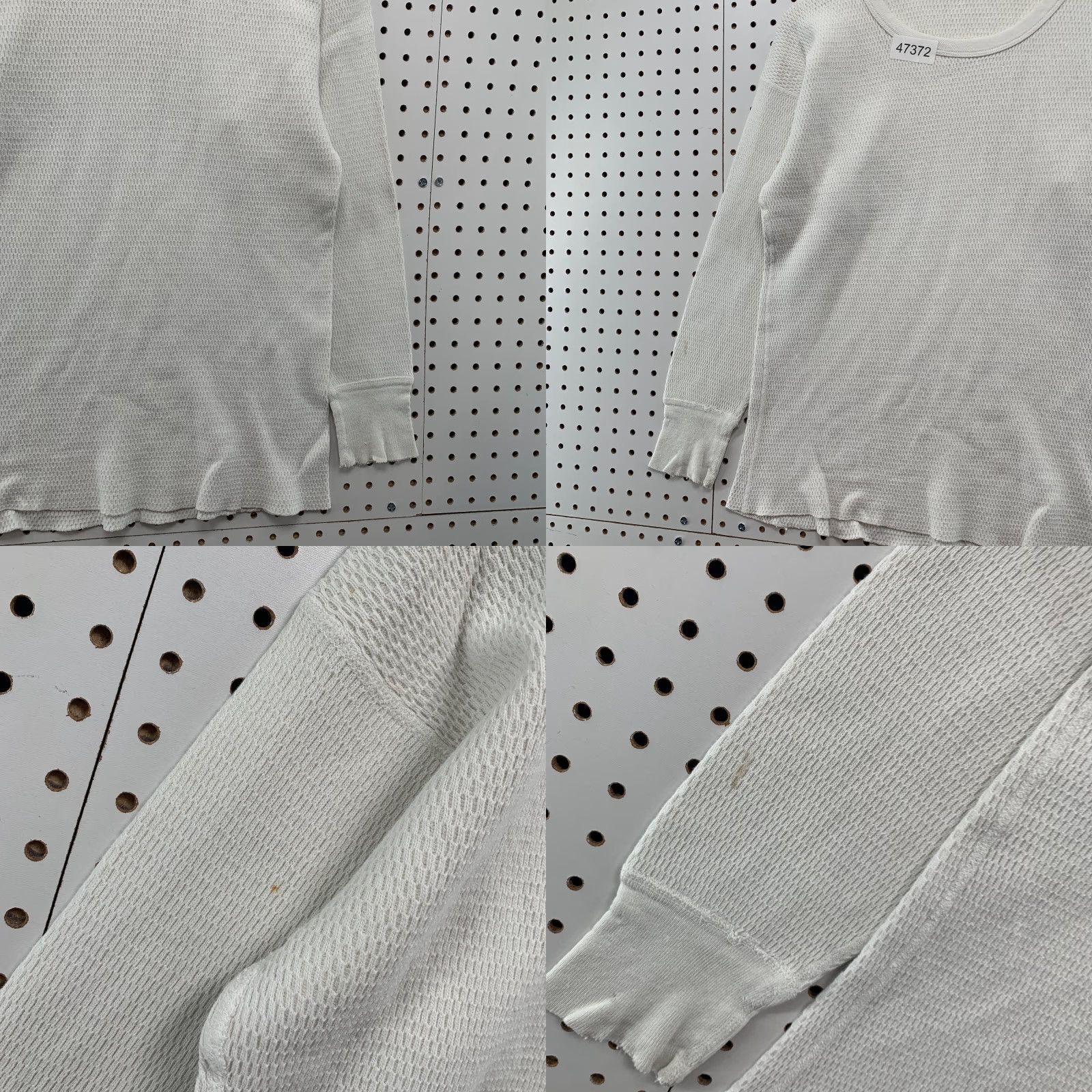 Vintage Wright's Thermal Shirt Mens M White Long Sleeve USA VINTAGE Size US M / EU 48-50 / 2 - 8 Thumbnail