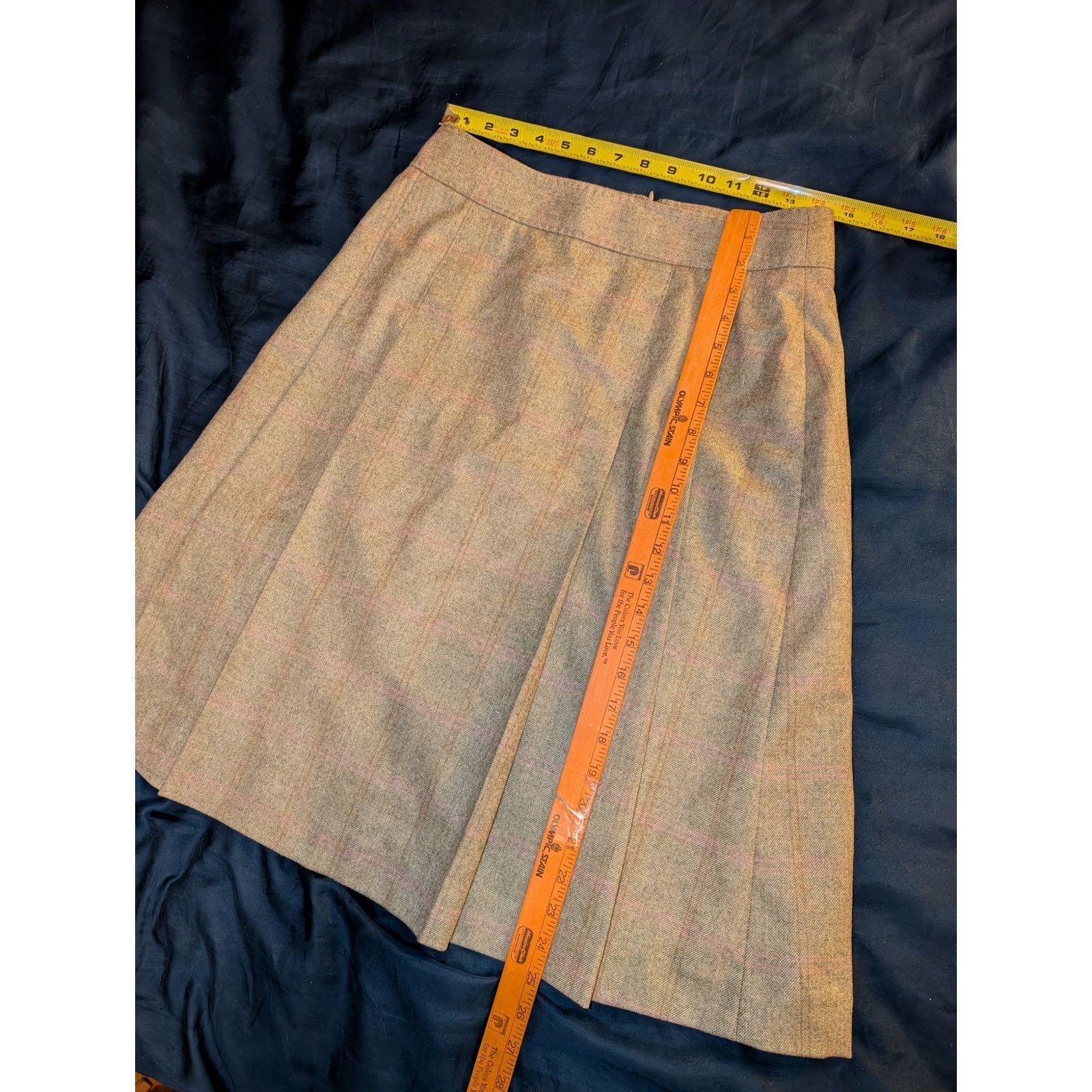 Brooks Brothers Black Fleece Brooks Brothers Pleated Skirt Loro Piana Italian Wool Size 8 Size 30" / US 8 / IT 44 - 3 Thumbnail
