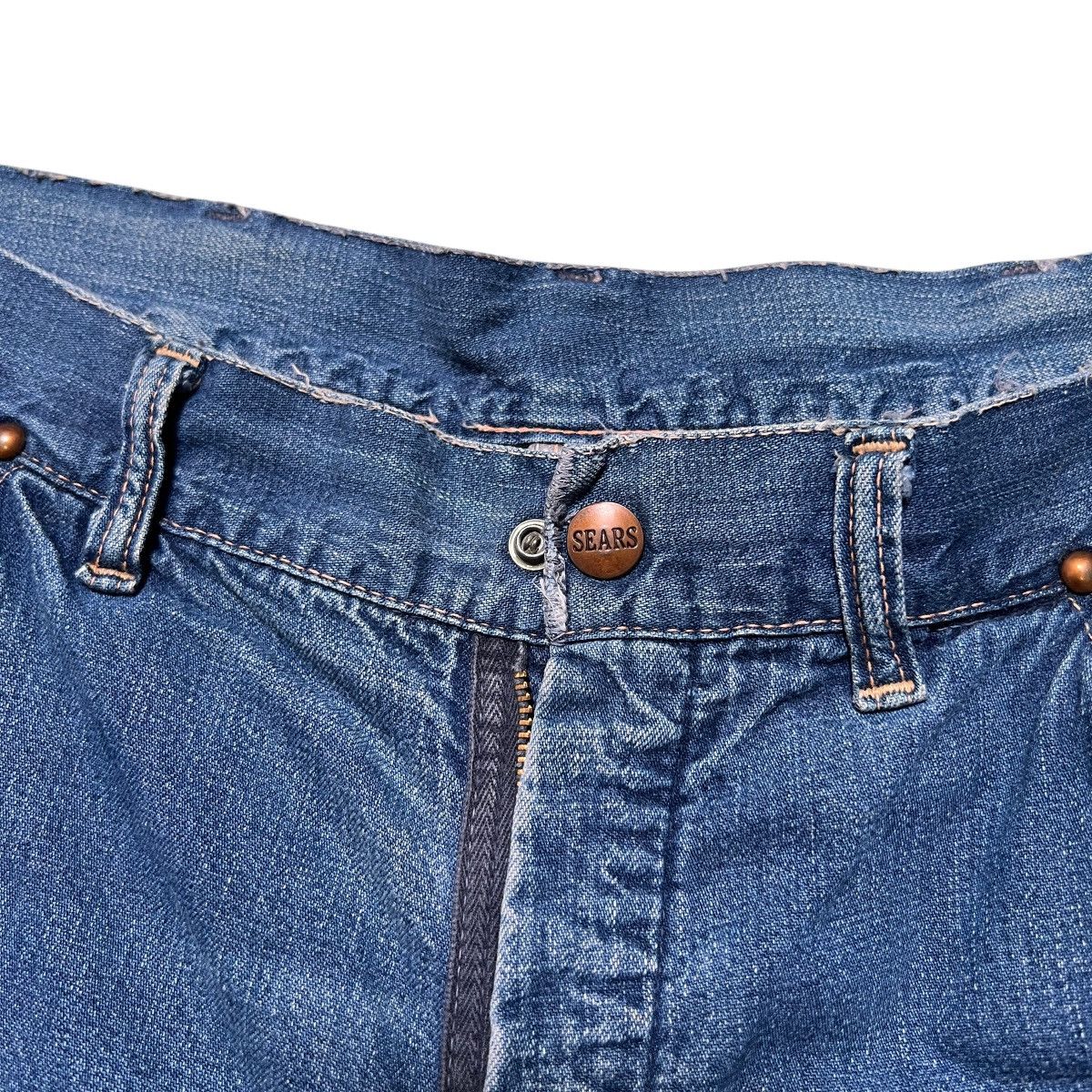 Sears 🔥 60s SEARS CARPENTER DENIM JEANS Size US 32 / EU 48 - 15 Thumbnail