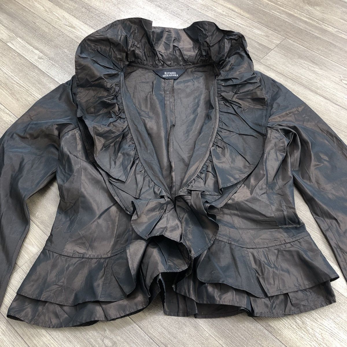 Designer × Japanese Brand Vintage Ritsuko Shirahama Ladies Yohji Style Blouse Top Size US M / EU 48-50 / 2 - 4 Thumbnail