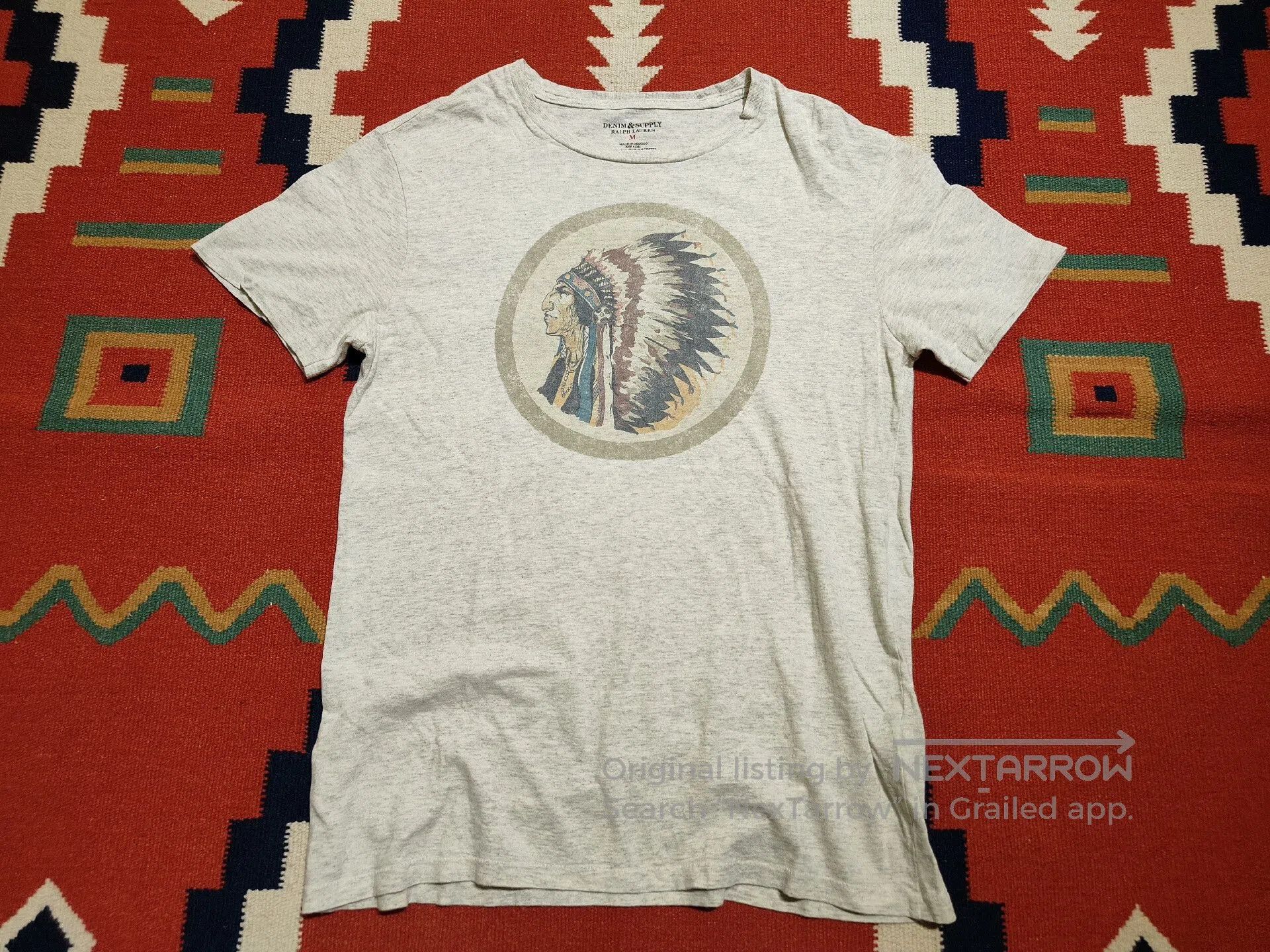 RRL Ralph Lauren Rare RRL Indian Chief T-Shirt. Size US M / EU 48-50 / 2 - 1 Thumbnail