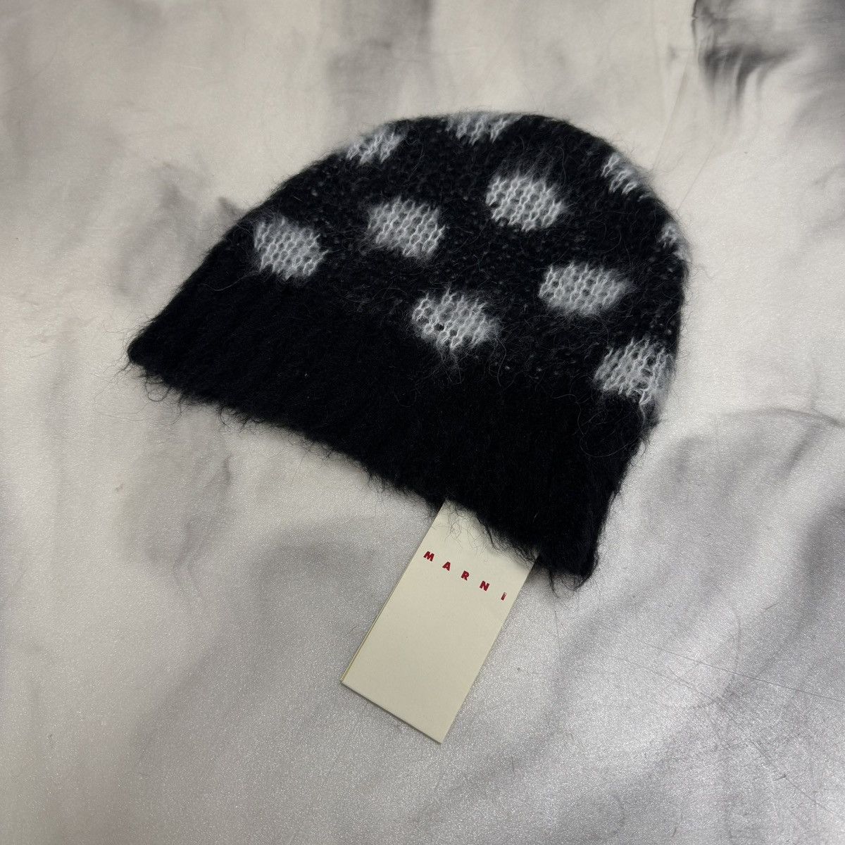 Marni Marni Polka Dot Beanie Black/White Size ONE SIZE - 1 Thumbnail