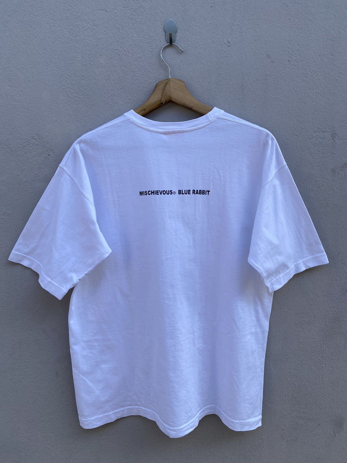 If Six Was Nine × Japanese Brand × Seditionaries Mischievous Blue Rabbit Skunk Punk by Emi Nakayama Rare Tee Size US L / EU 52-54 / 3 - 11 Thumbnail