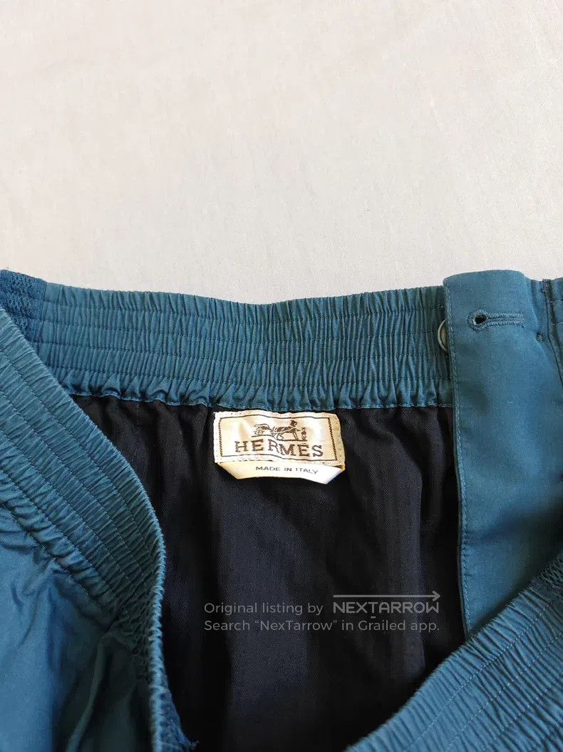 Hermes Hermes Men's casual work shorts, dark blue, side mesh pane Size US 44 / EU 60 - 3 Thumbnail