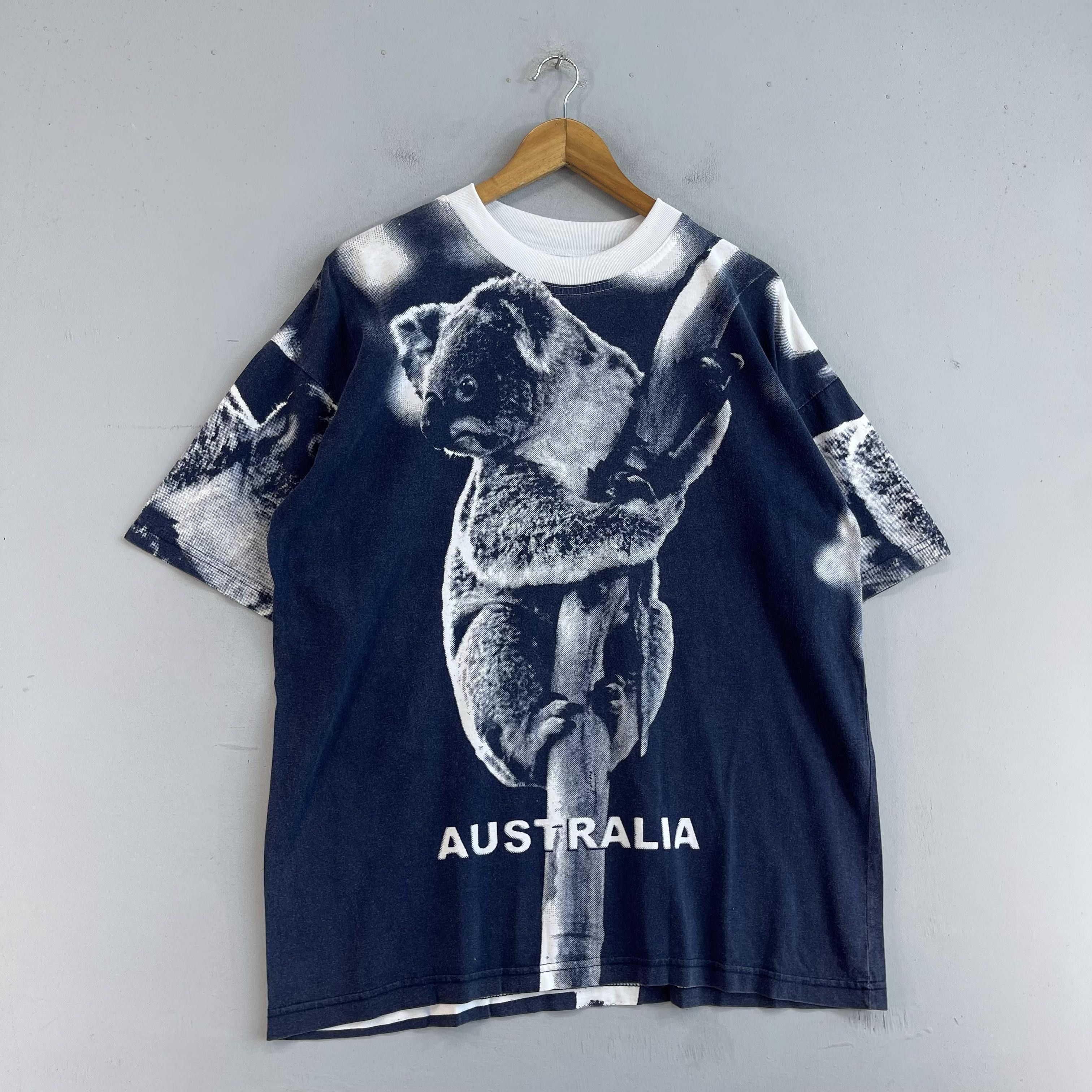 Vintage Vintage Pop Art Australian Koala Bear All Over Printed Tee Size US L / EU 52-54 / 3 - 3 Thumbnail