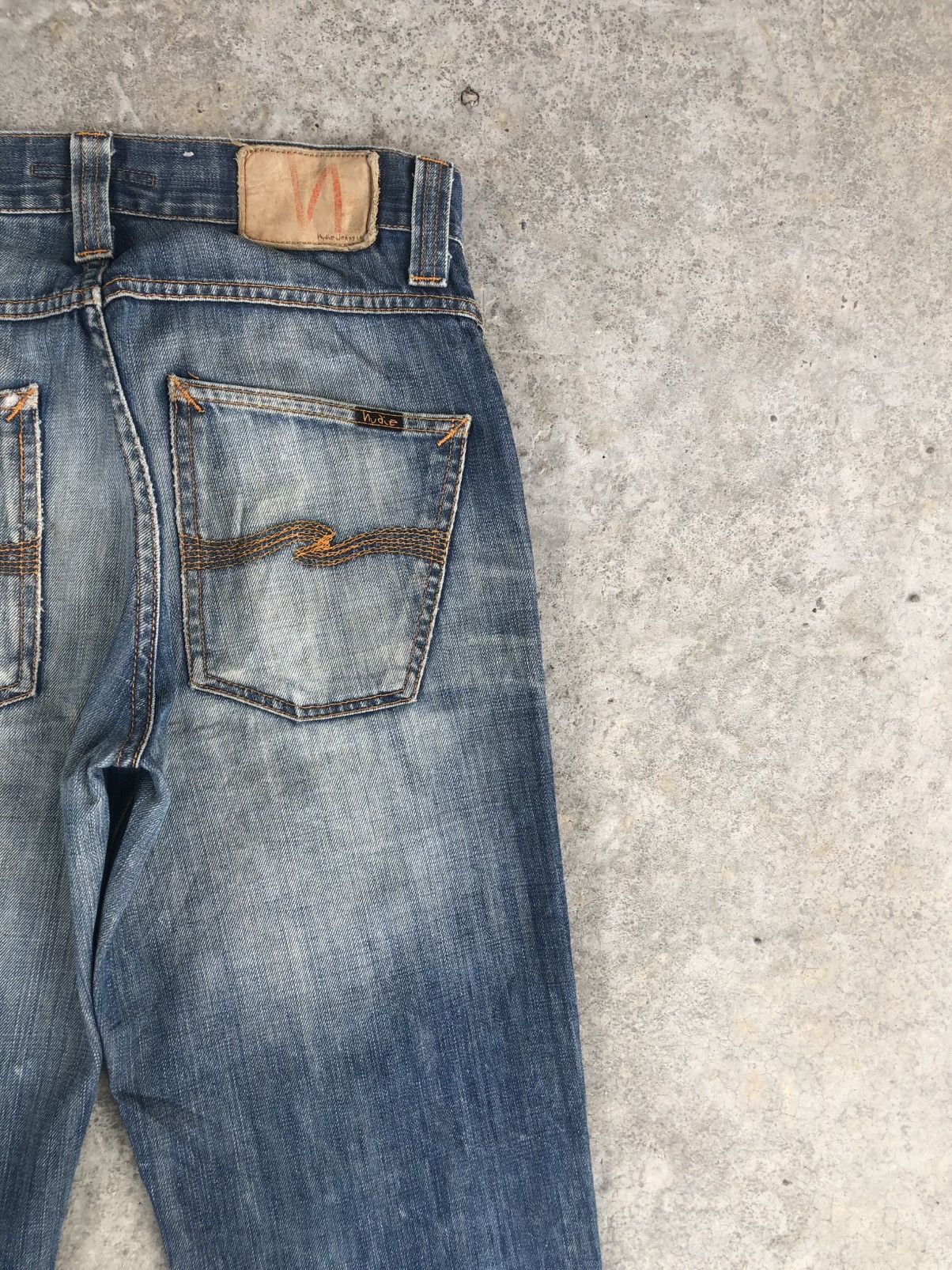 Nudie Jeans Nudie Distressed Jeans Mud Wash Size US 30 / EU 46 - 10 Thumbnail