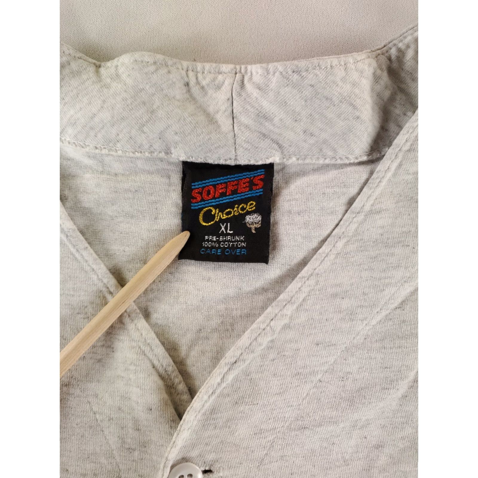 Vintage Soffe's Choice Shirt UNLV Button Up Shirt Short Sleeve White Mens XL Size US XL / EU 56 / 4 - 4 Thumbnail