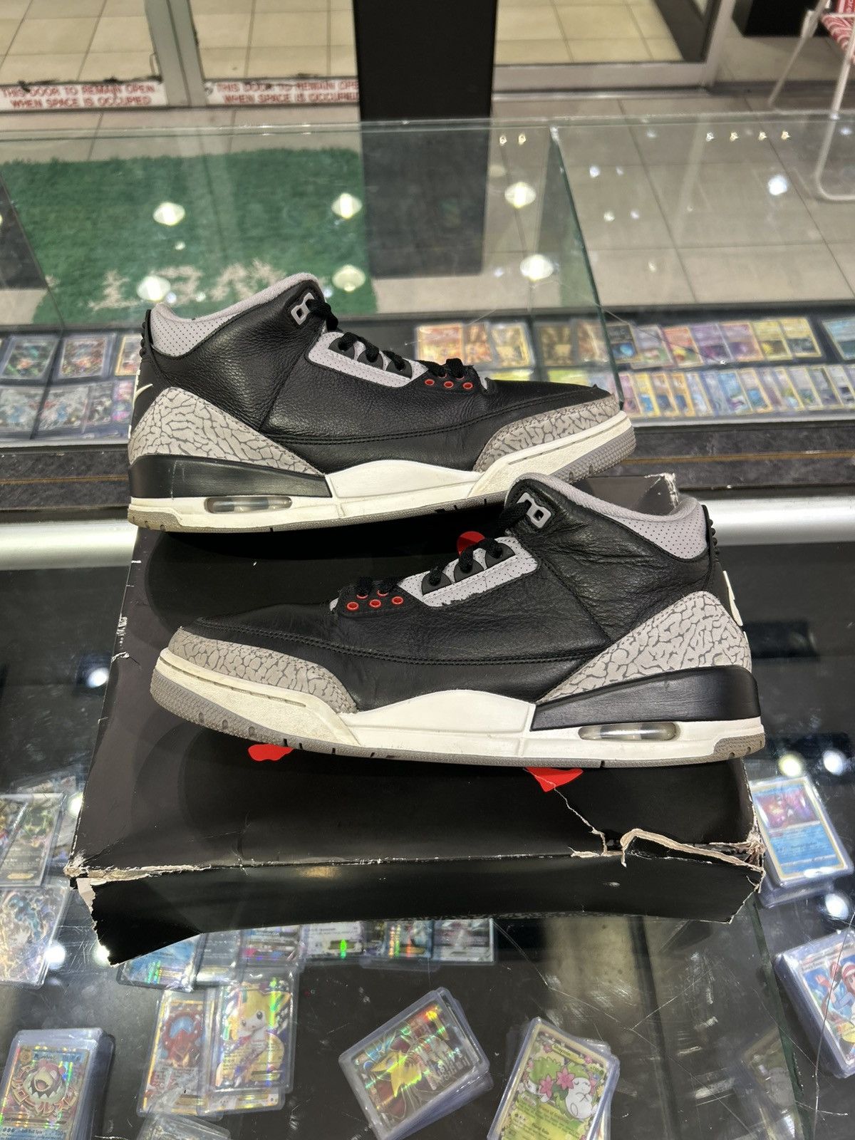 Jordan Brand Jordan 3 Black cement 2024 Size US 12 / EU 45 - 1 Thumbnail