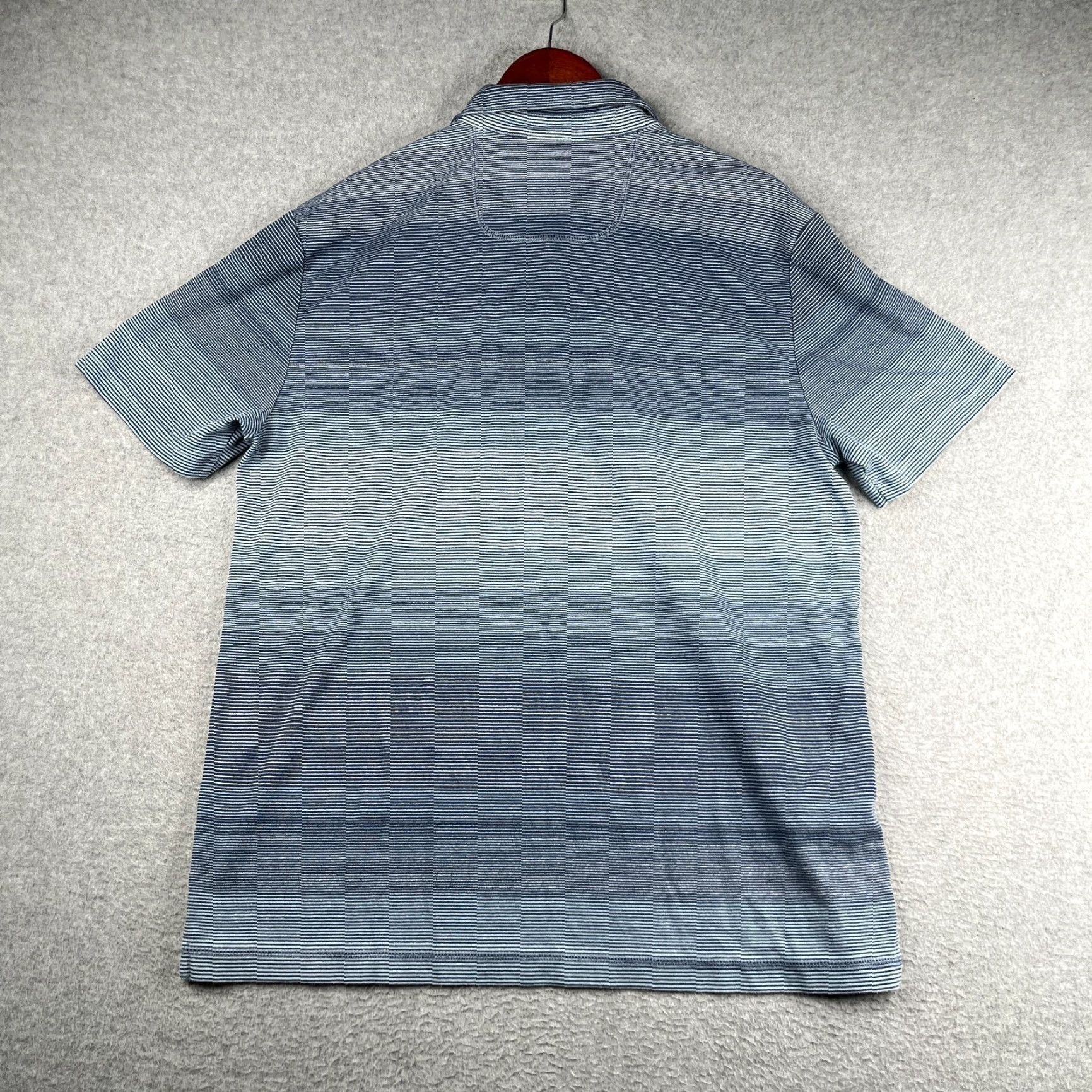 Tommy Bahama Tommy Bahama Polo Shirt Mens L Blue Striped Embroidered Logo Casual Shirt Size US L / EU 52-54 / 3 - 6 Thumbnail