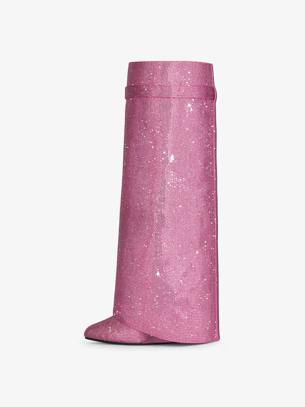Givenchy o1srvl11e0525 Shark Lock Wide Fit Pant Boots 90mm Neon Pink Size US 7.5 / IT 37.5 - 4 Thumbnail