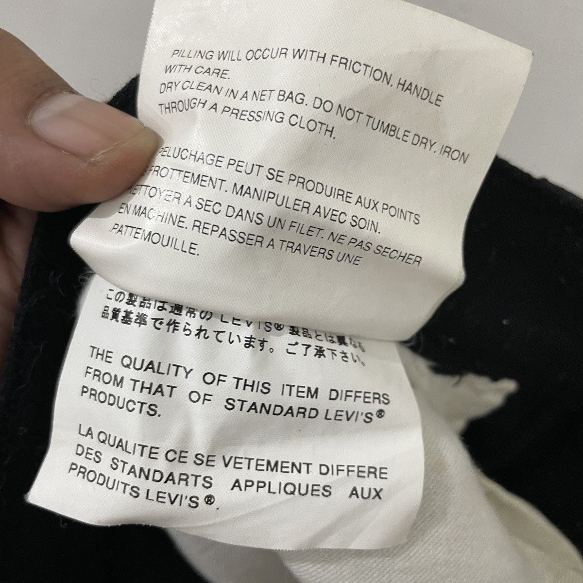 Junya Watanabe × Levi's Vintage Levis X Junya Watanabe Comme Des Garcons Denim Size US 35 - 10 Thumbnail