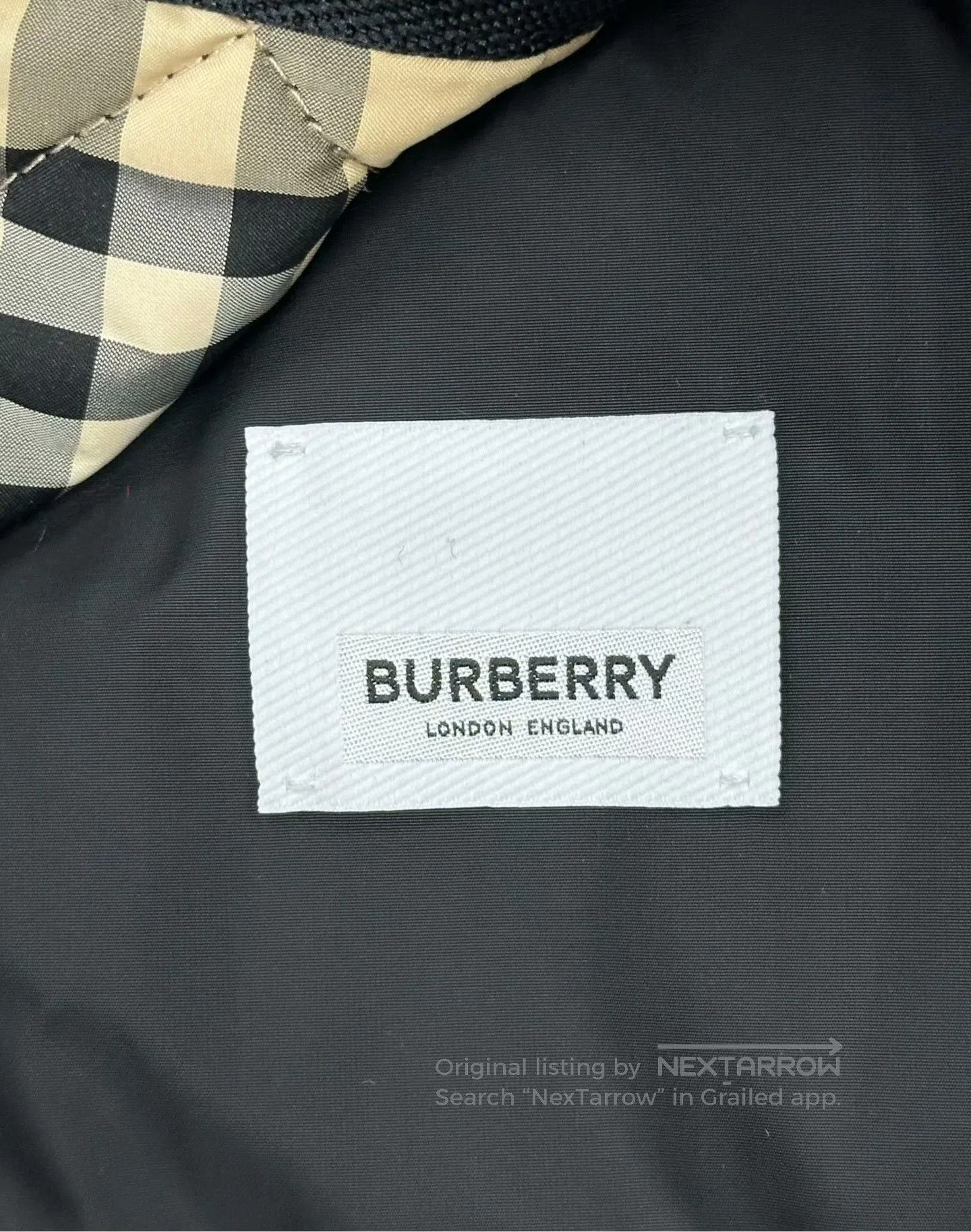 Burberry Burberry Black Diamond Pocket Cotton Hooded Jacket| Size S / US 4 / IT 40 - 3 Thumbnail