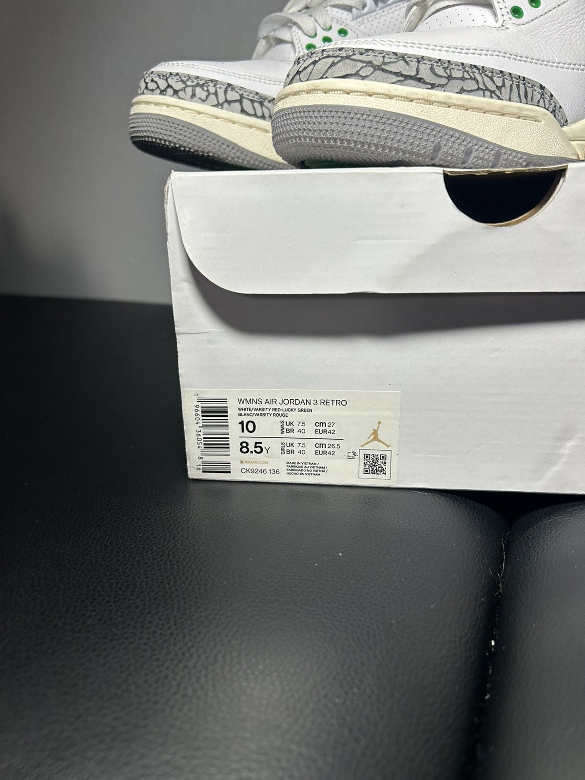 Jordan Brand Lucky green Jordan 3 (size 8.5 men) Size US 8.5 / EU 41-42 - 8 Thumbnail