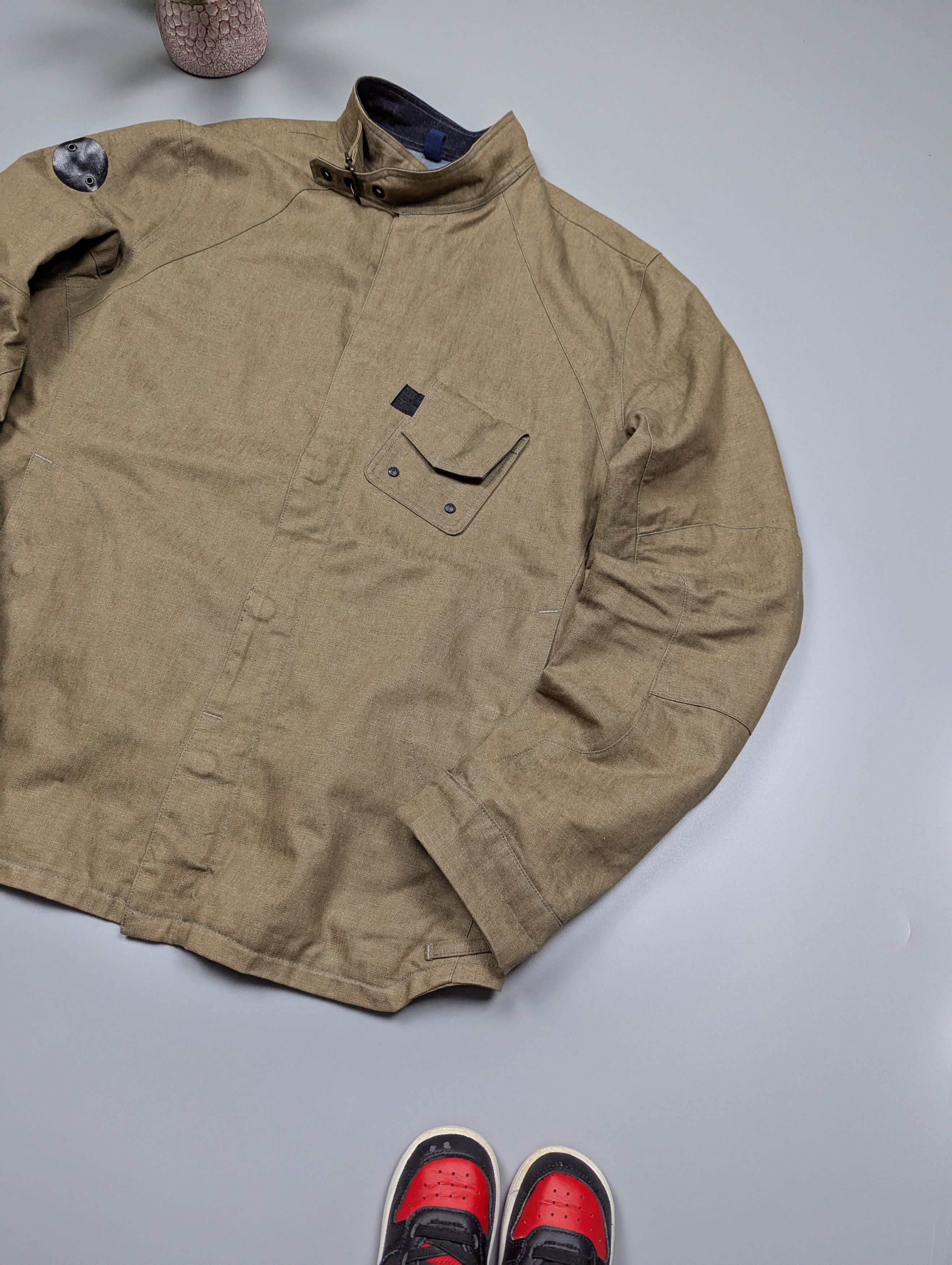 G-Star G-Star RAW COMIC OVERSHIRT Men's Fitted Light Brown Jacke Size US L / EU 52-54 / 3 - 6 Thumbnail