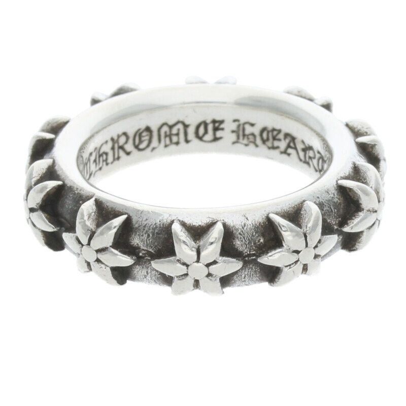 Chrome Hearts Chrome Hearts No. 11 STAR BAND Silver Ring Size ONE SIZE - 1 Thumbnail