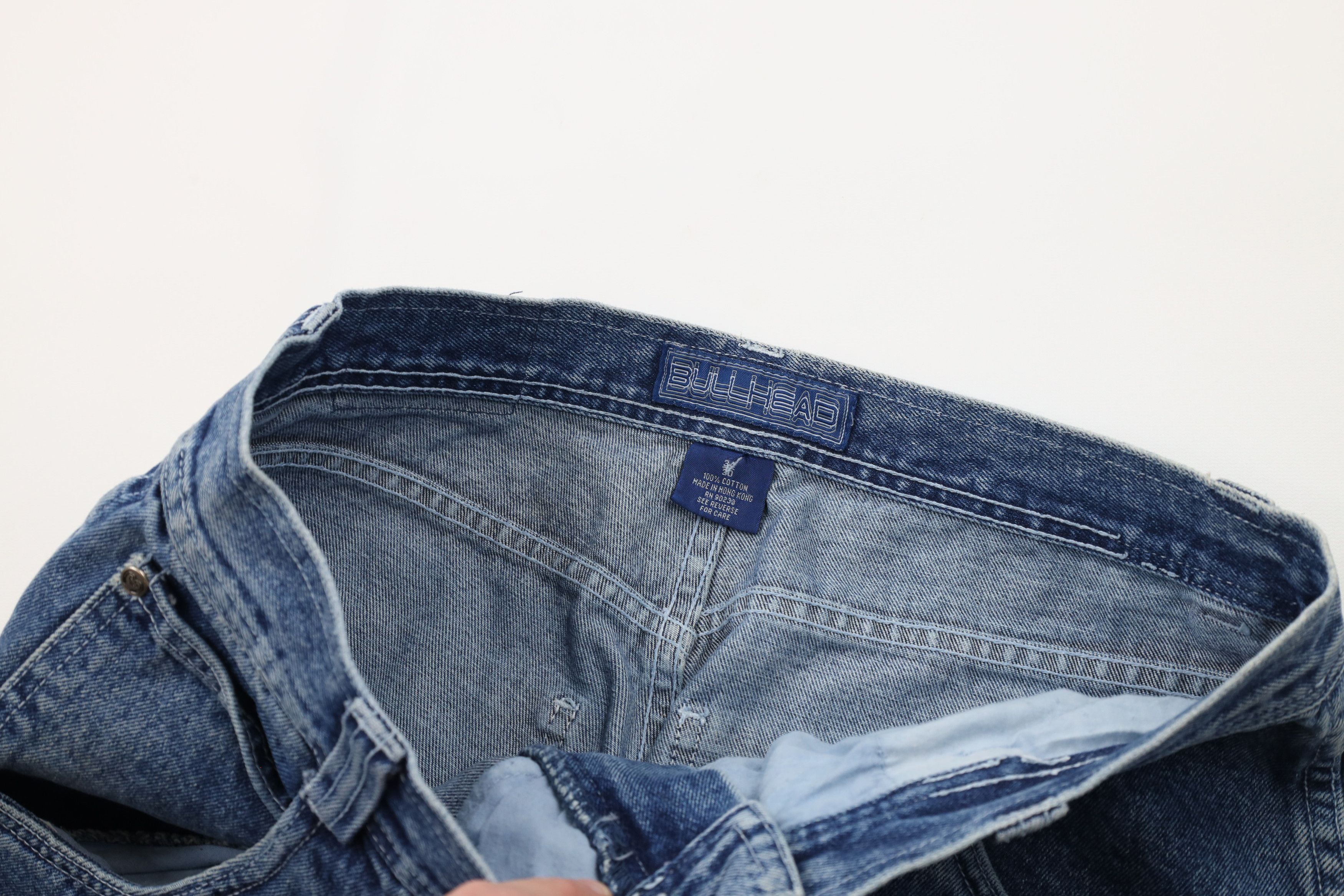 Vintage Vintage 90s Streetwear Baggy Big Pocket Wide Leg Jeans Size US 34 / EU 50 - 7 Thumbnail