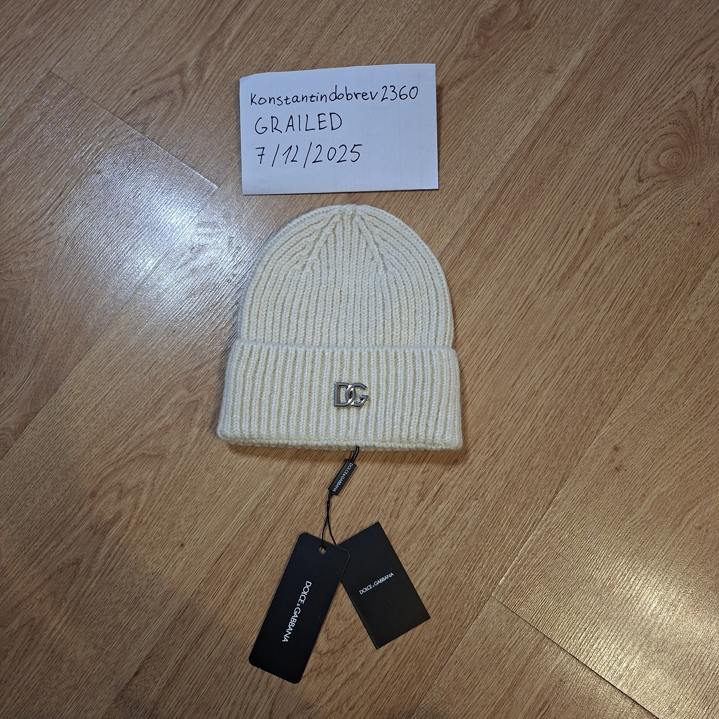 Dolce & Gabbana Dolce Gabbana beige hat Size ONE SIZE - 1 Thumbnail
