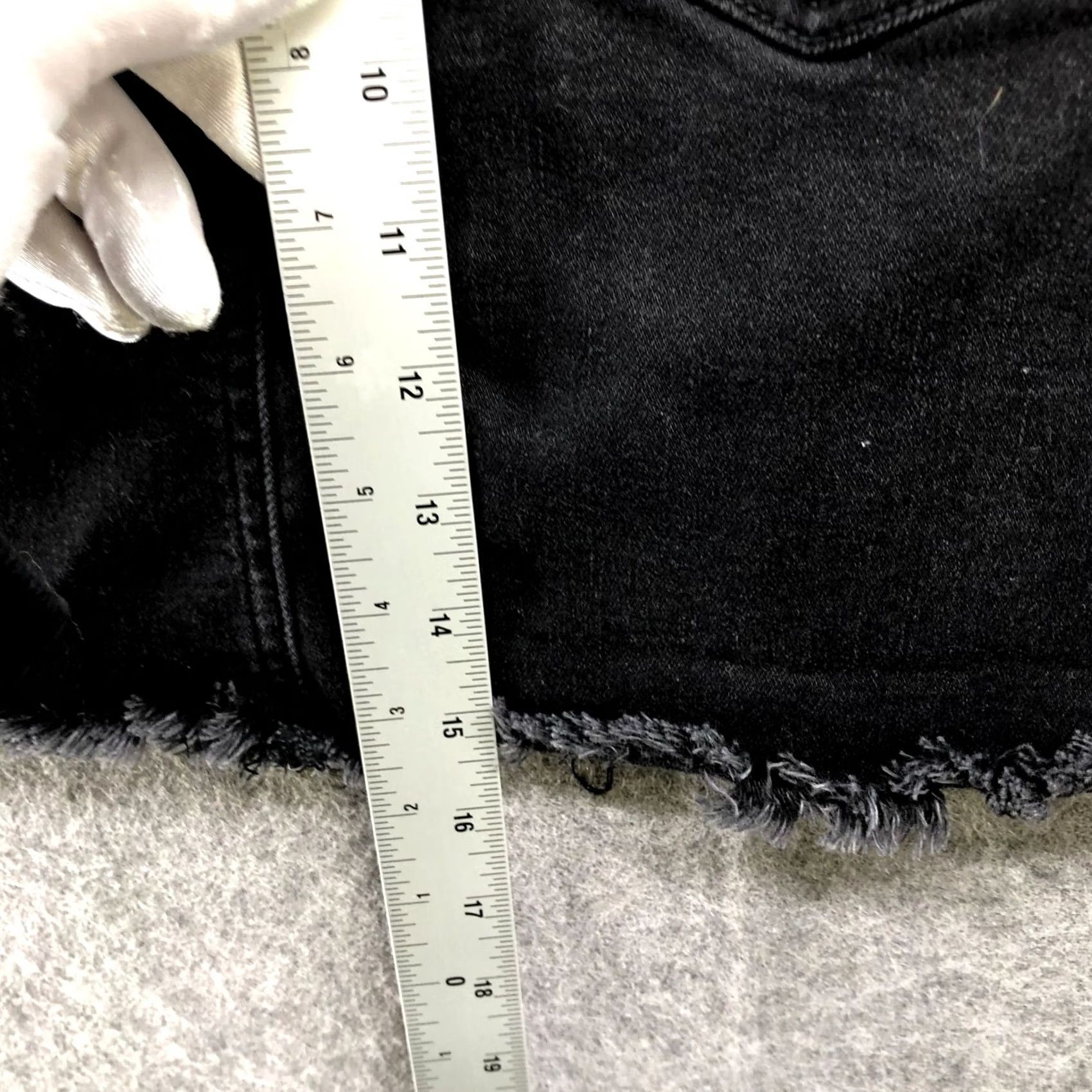 American Eagle Outfitters VINTAGE American Eagle Outfitters Curvy Hi Rise Mini Skirt Size 0 Black Next Level Stretch Skirt Womens Size 25" / US 0 / IT 36 - 5 Thumbnail
