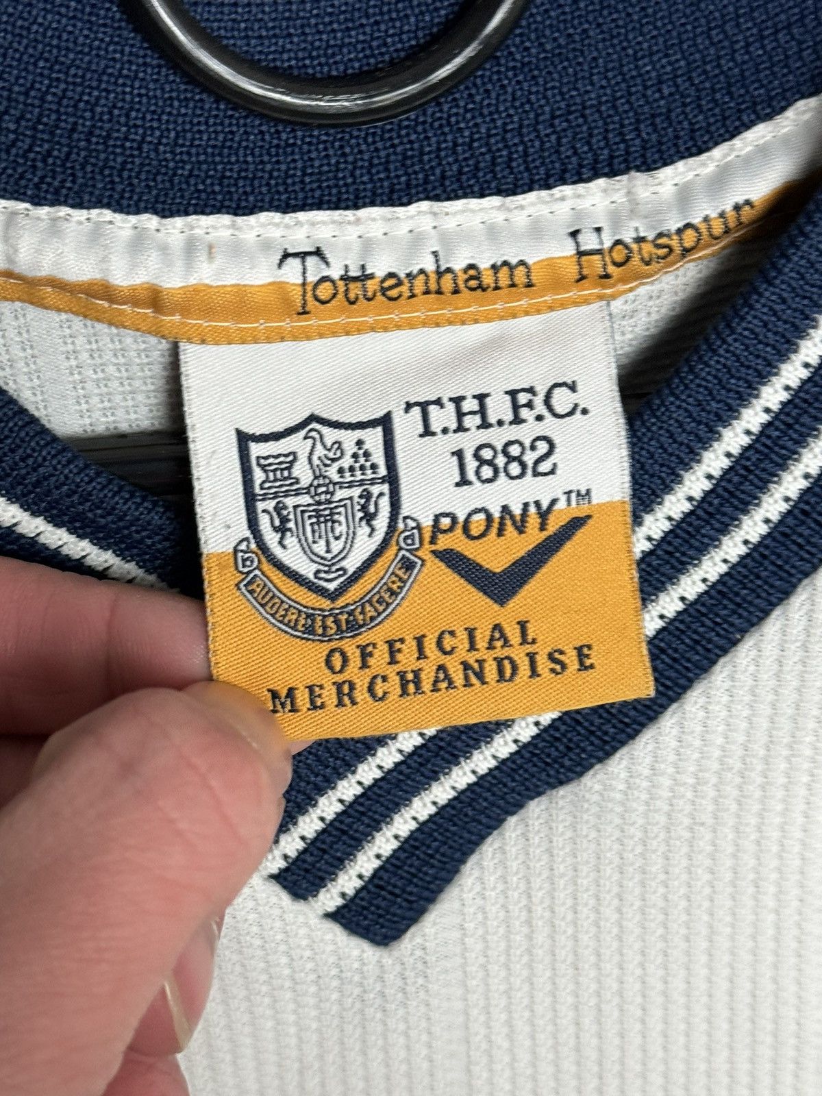 PONY Tottenham Hotspur 97/99 Home Football Jersey Size US L / EU 52-54 / 3 - 19 Thumbnail