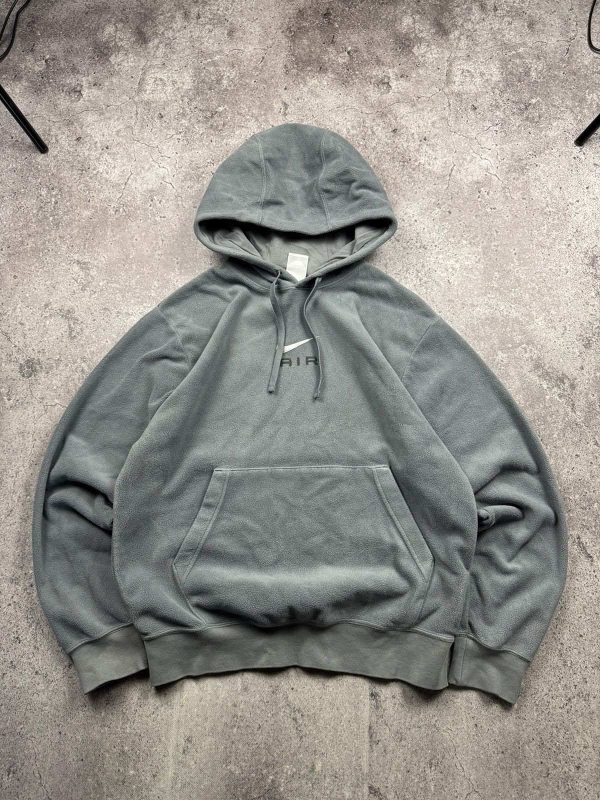 Nike NIKE TEDDY FLEECE VINTAGE CENTER LOGO OVERSIZE BOXY HOODIE Size US S / EU 44-46 / 1 - 1 Thumbnail