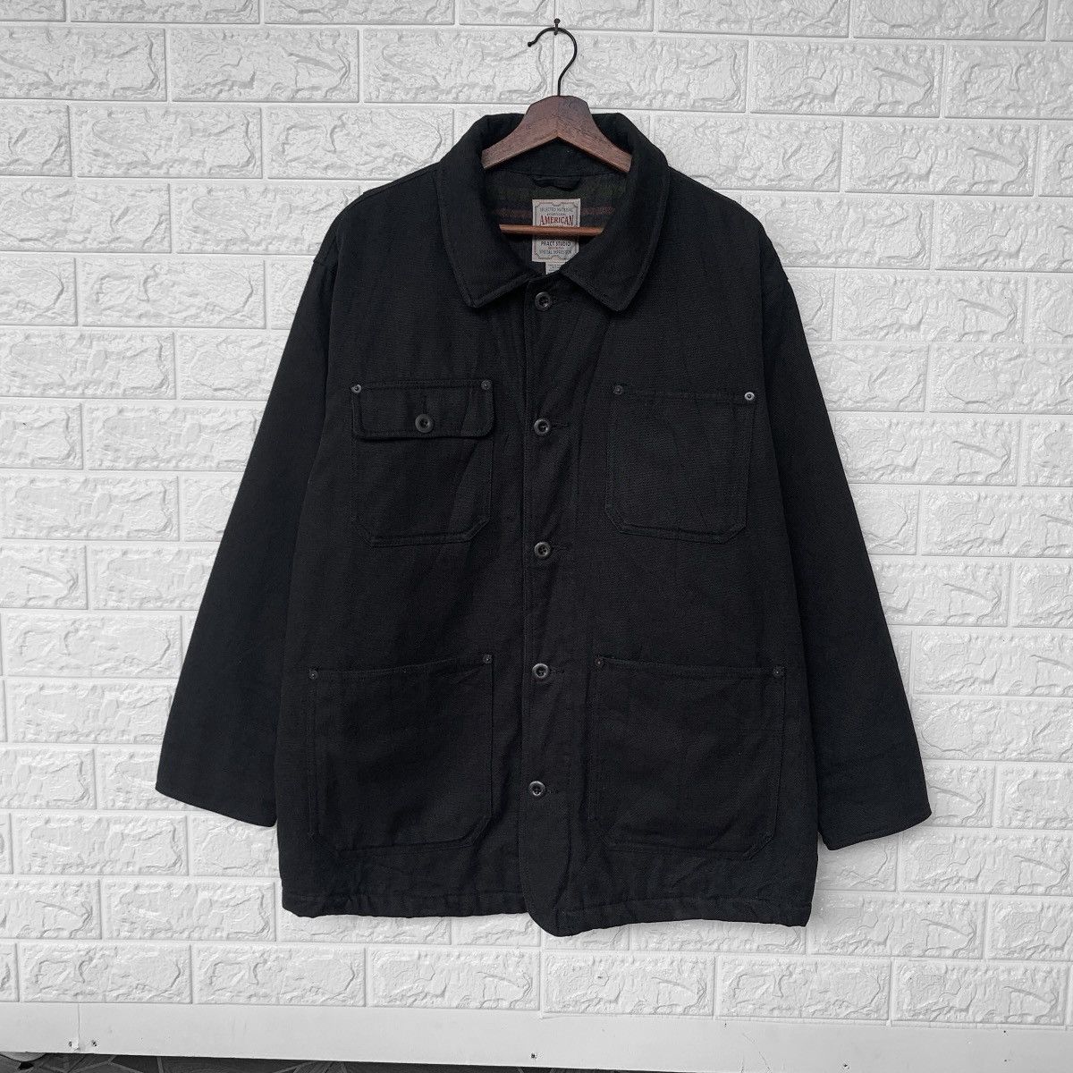 Vintage Pract Studio Blanket Workwear Chore Jacket Size US L / EU 52-54 / 3 - 2 Thumbnail