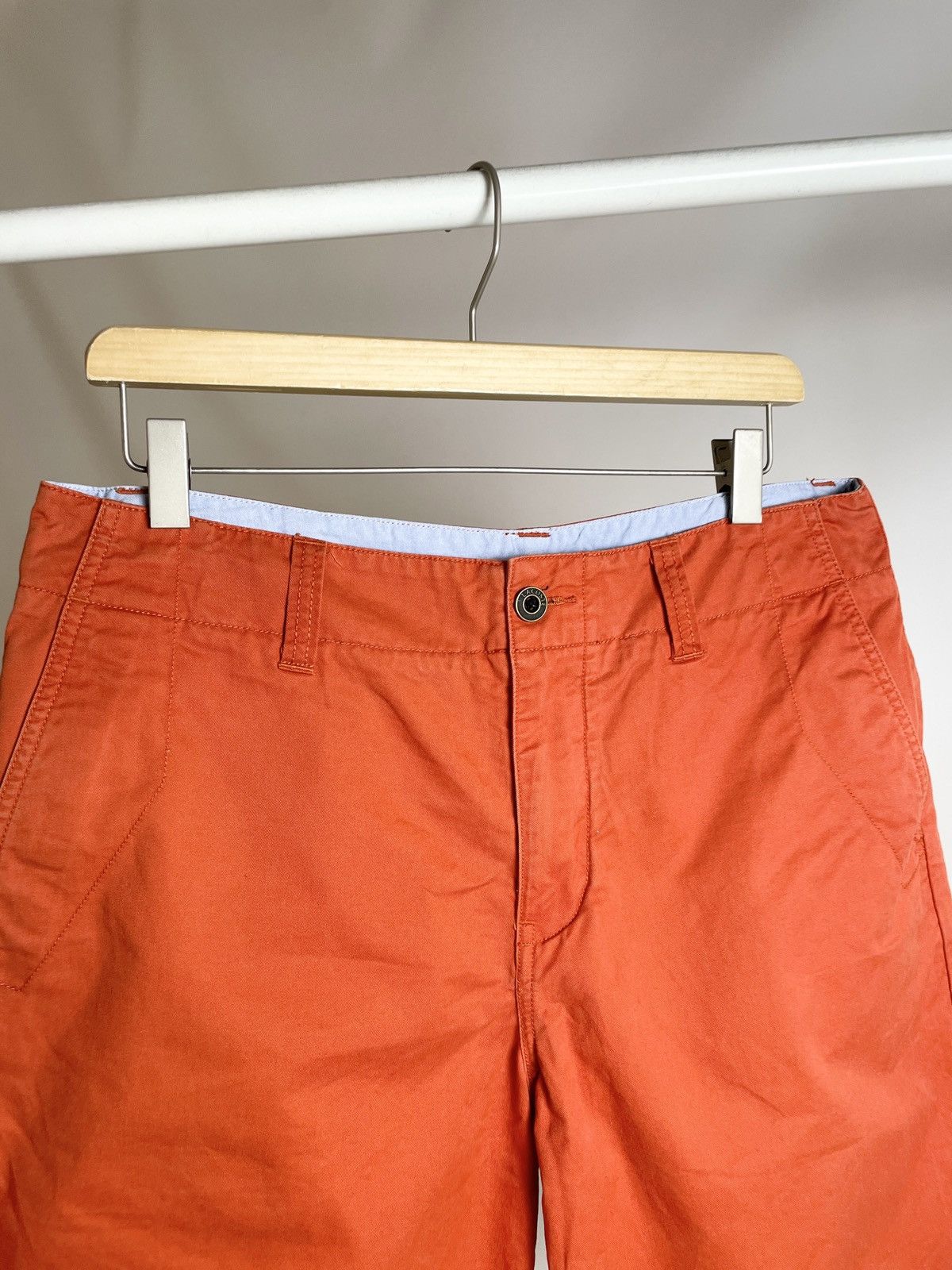 Lacoste 🧡VINTAGE🧡 Lacoste Orange Qualité Originale Shorts Size US 33 - 9 Thumbnail