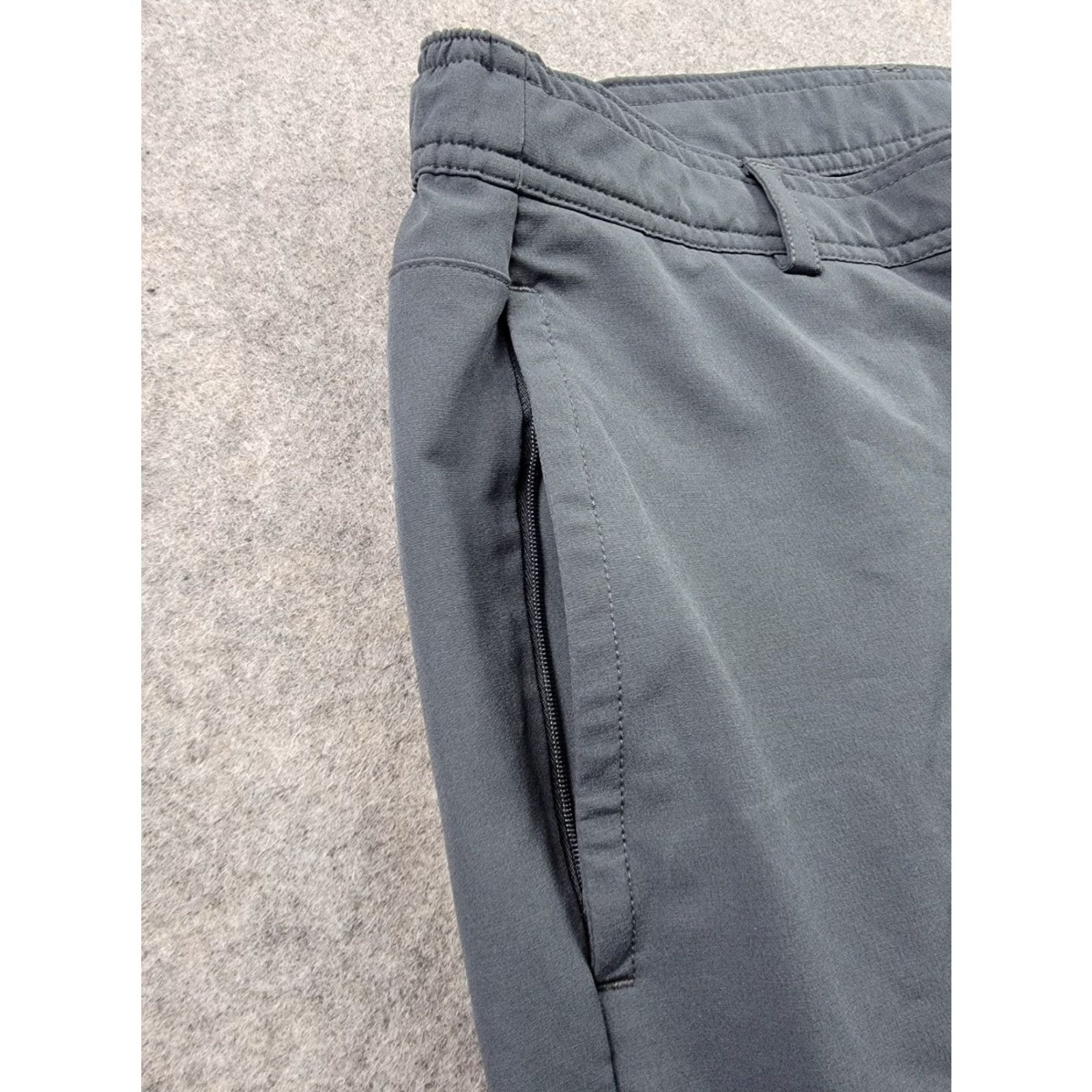 Vintage Mack Weldon Radius Flex Jogger Pants Mens Large Gray, Regular Fit, Solid, 91% Polyester 9% Spandex, Casual Sports Pants Size US 33 - 6 Thumbnail
