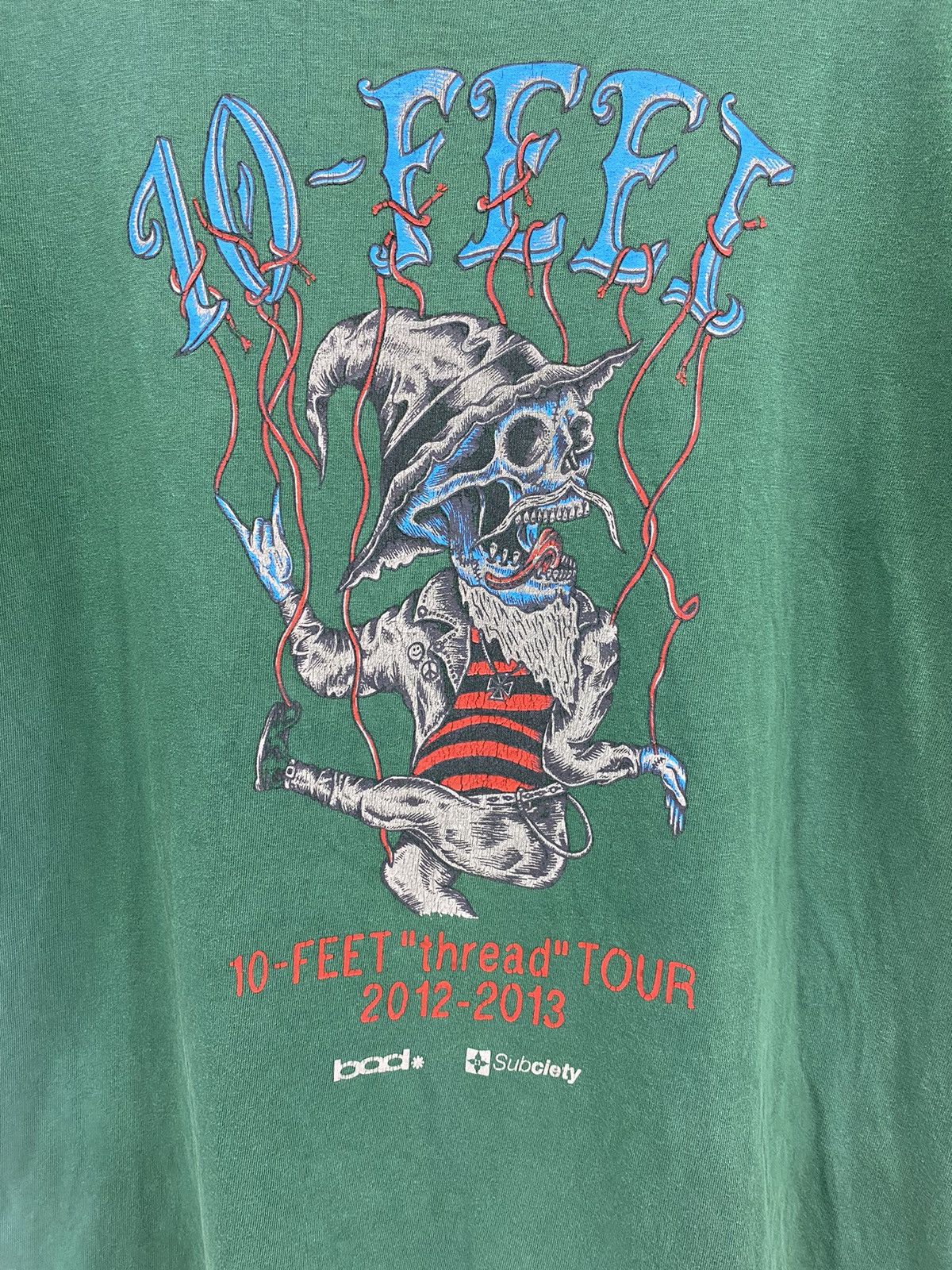 Vintage 10 feet “tread” Tour Subciety T-Shirts Size M Size US M / EU 48-50 / 2 - 3 Thumbnail