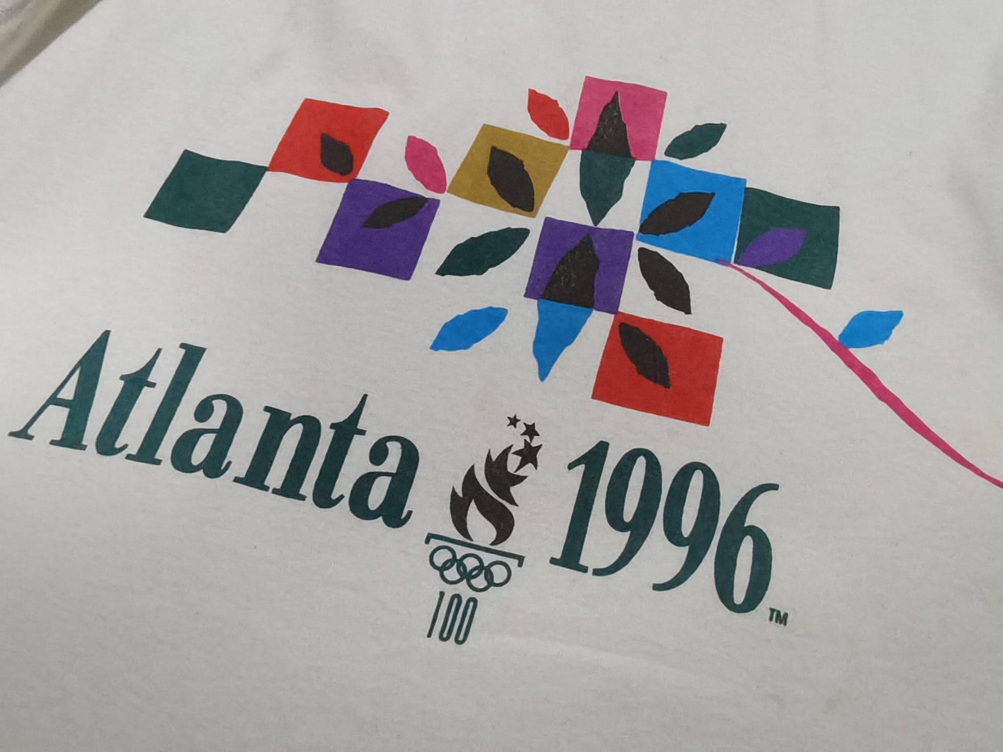 Vintage Vintage Atlanta 1996 Olympics X hanes M 2088 Size US M / EU 48-50 / 2 - 2 Thumbnail