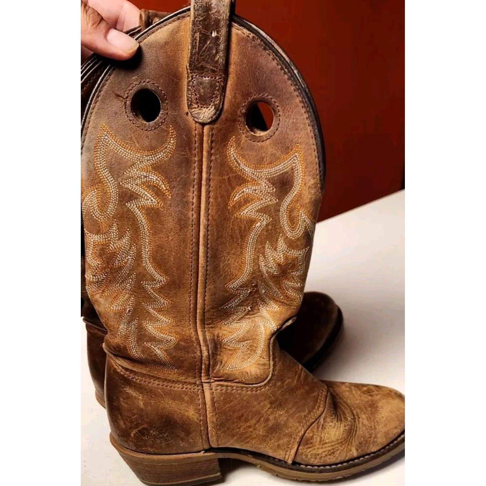 Doublet VINTAGE? No. DOUBLE H Boots Western Boots Women 8.5 M Buckaroo Gel Ice Buckaroo Western Cowboy Boots Women 8.5 M USA MADE DH5159 Size US 9 / IT 39 - 2 Thumbnail