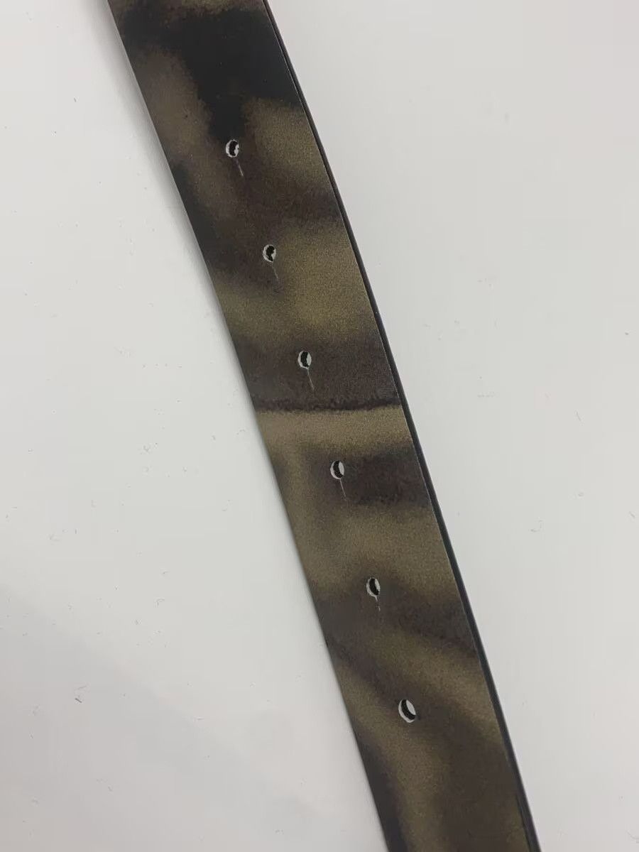 Diesel Diesel B-1Dr Rev Ii Monogram Logo Leather Belt Khaki Size ONE SIZE - 4 Thumbnail