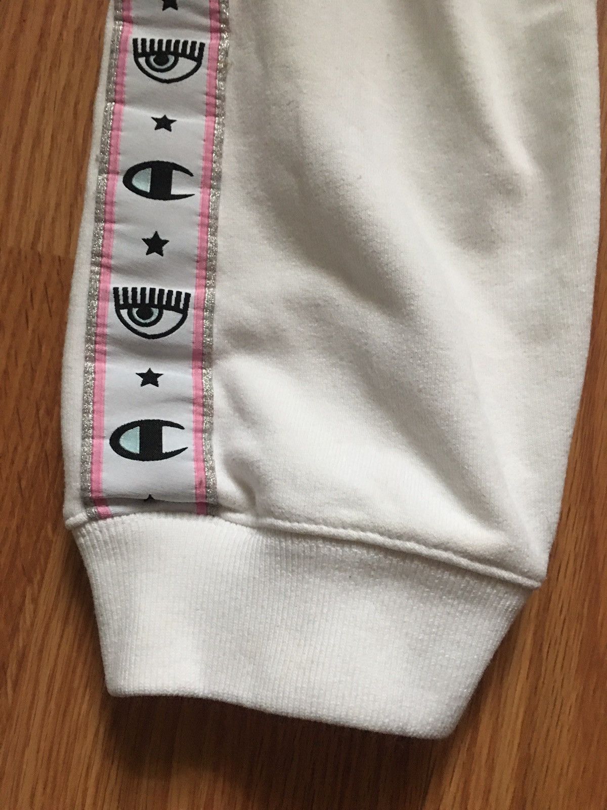 Champion Champion X Chiara Ferragni White Womens Sweatpants Size M Size 32" / US 10 / IT 46 - 8 Thumbnail