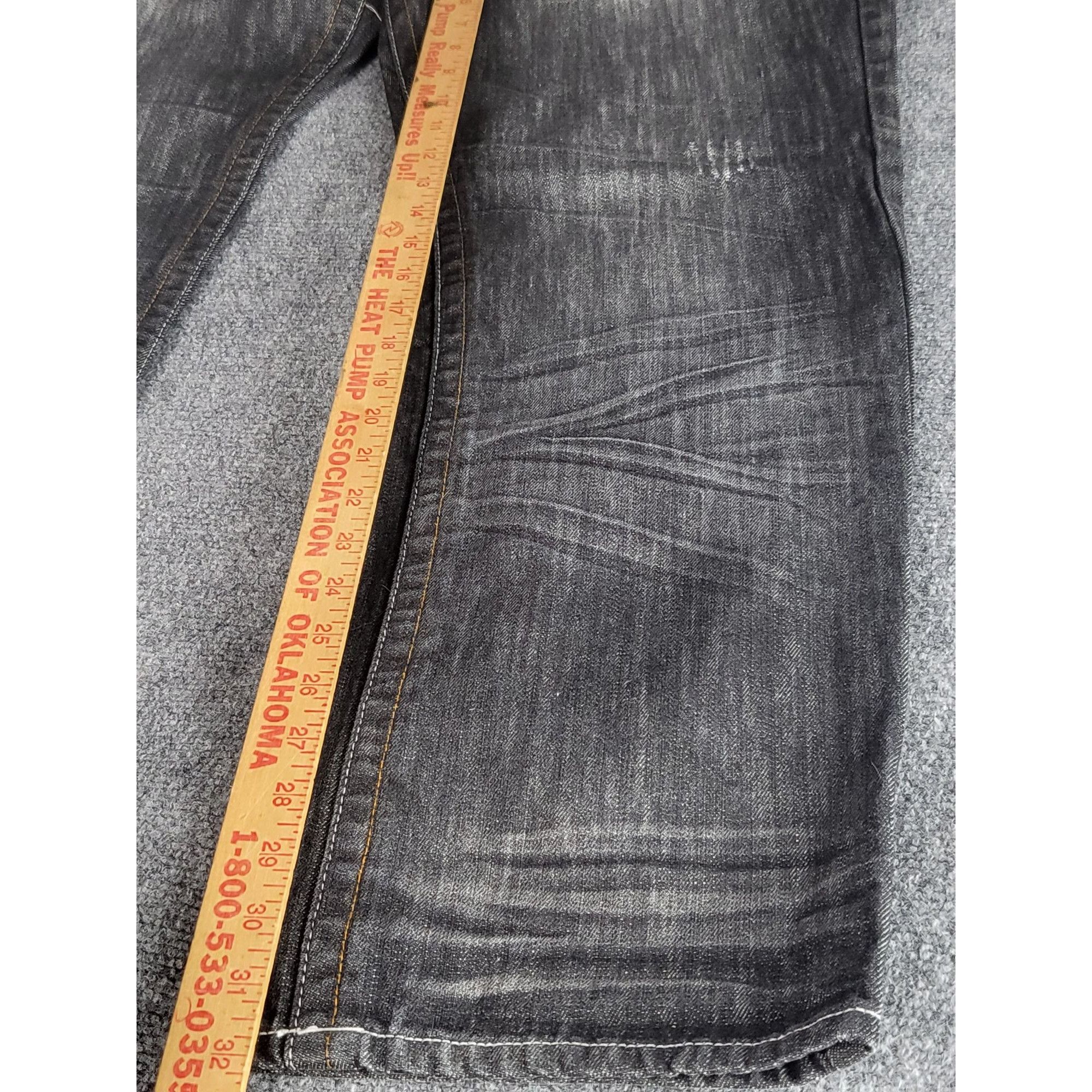 Vintage Vintage Y2k Emcee Black Denim Jeans Men’s 38x32 Baggy Hip Ho Size US 38 / EU 54 - 6 Thumbnail