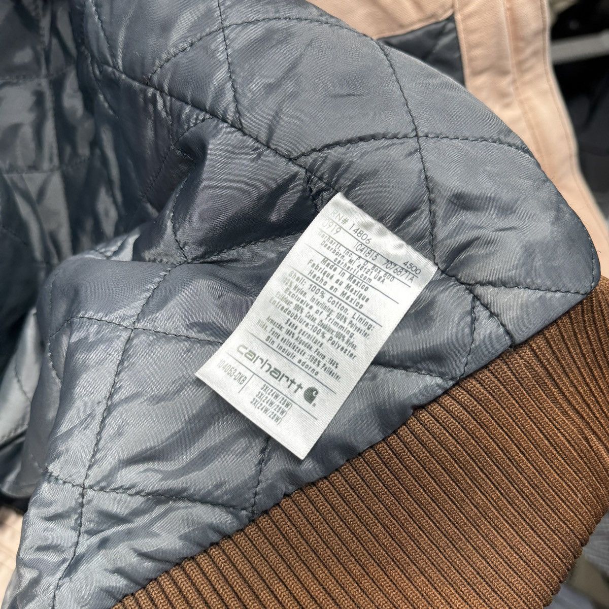 Carhartt Carhartt Leopard Print Heavyweight Work Jacket ERD Grunge Size US XXL / EU 58 / 5 - 10 Thumbnail