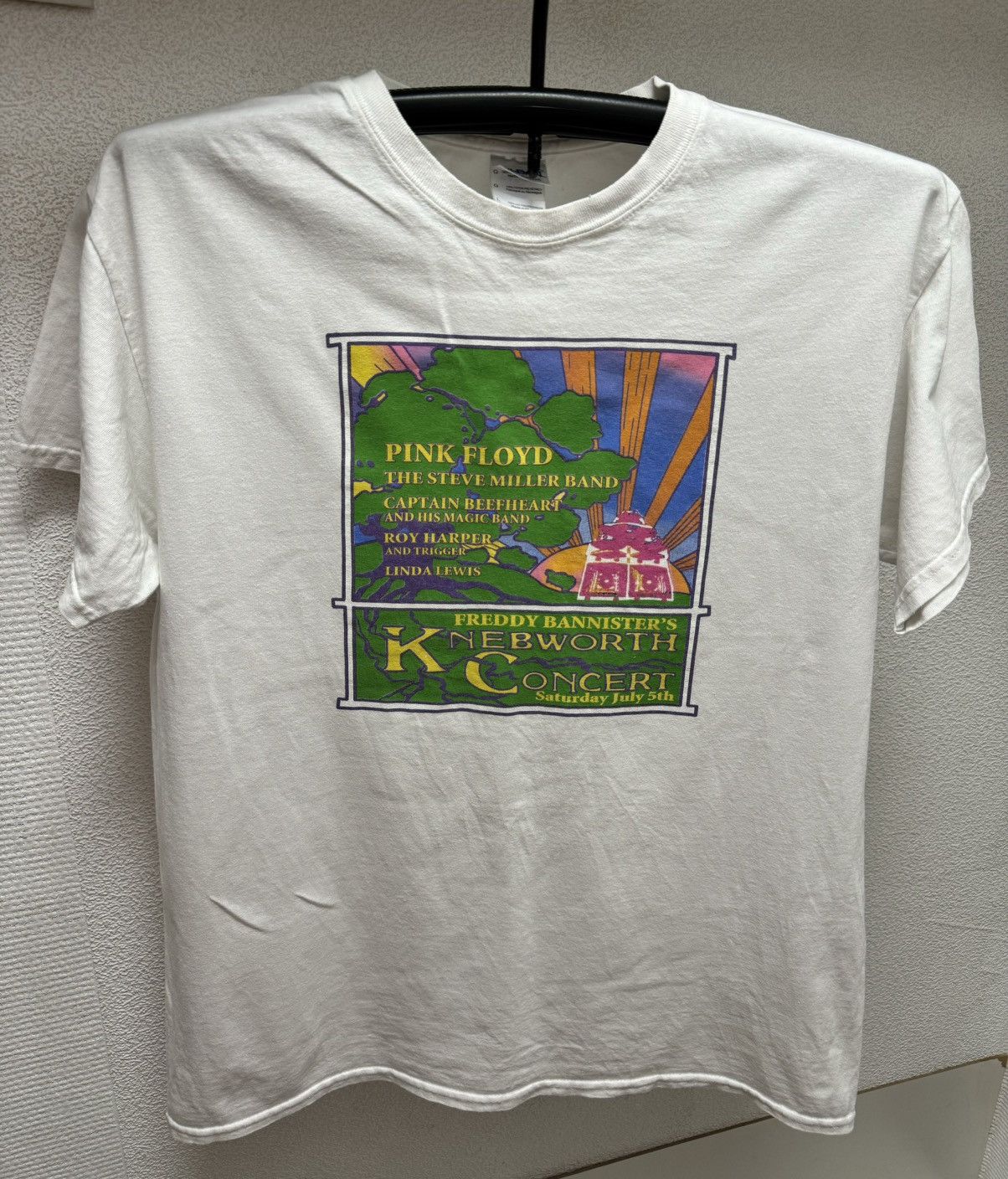 Pink Floyd Pink Floyd Knebworth vintage t-shirt sz Size US L / EU 52-54 / 3 - 2 Thumbnail