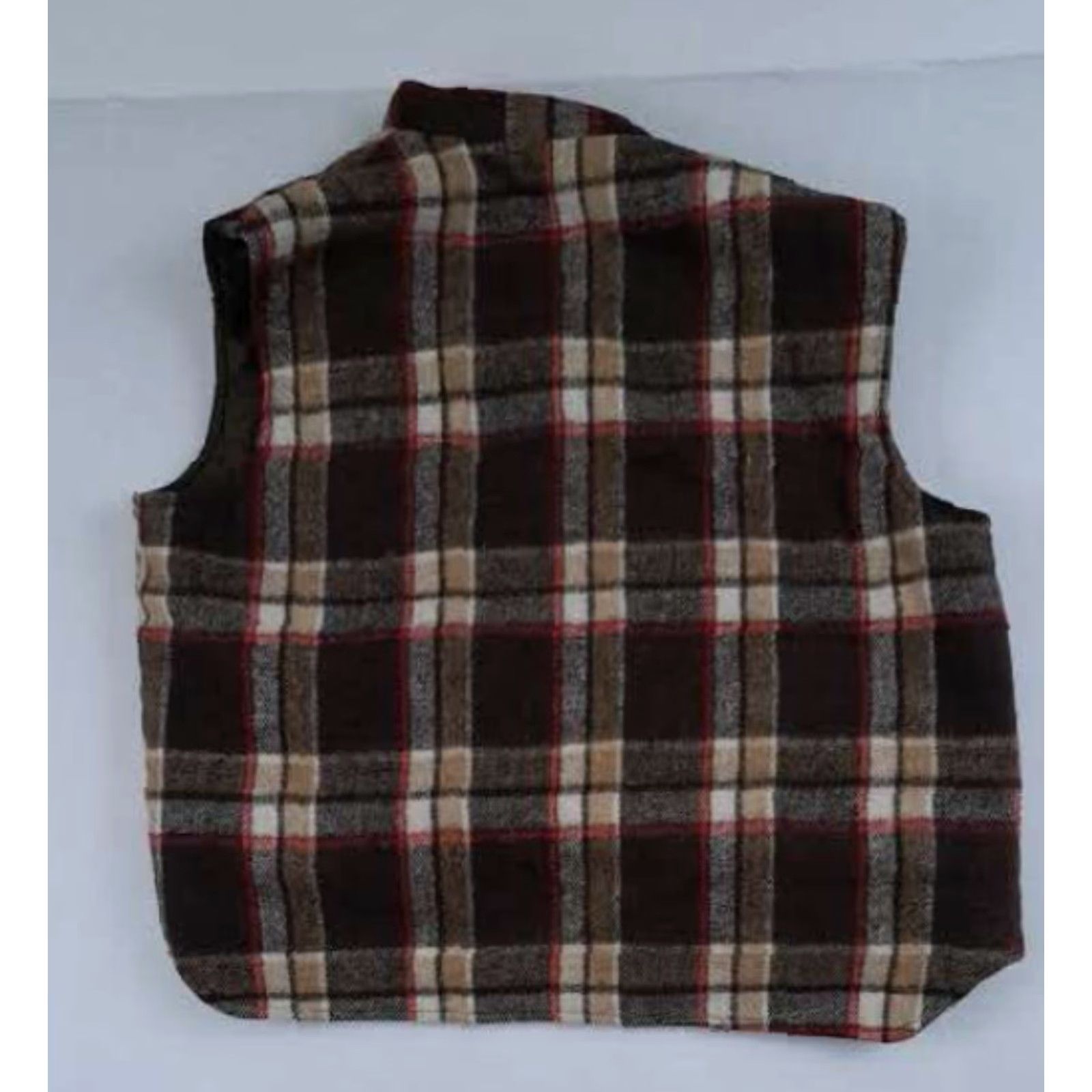 Vintage VINTAGE Deep North Vest Outdoor Plaid Insulated Down XL Brown Men Size US XL / EU 56 / 4 - 7 Thumbnail