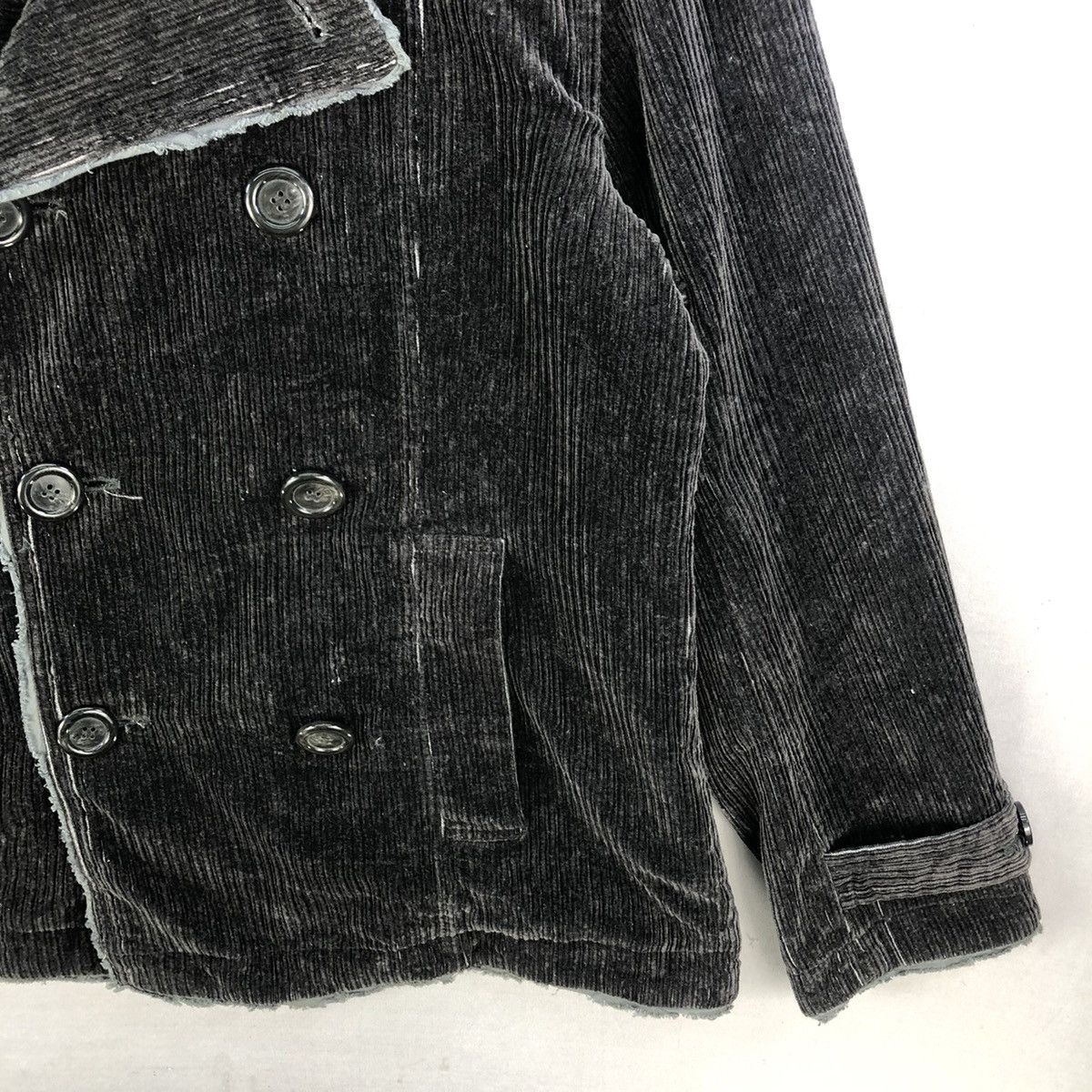 Issey Miyake 1980s HSG by Issey Miyake Double Breasted Corduroy jacket Size US S / EU 44-46 / 1 - 3 Thumbnail