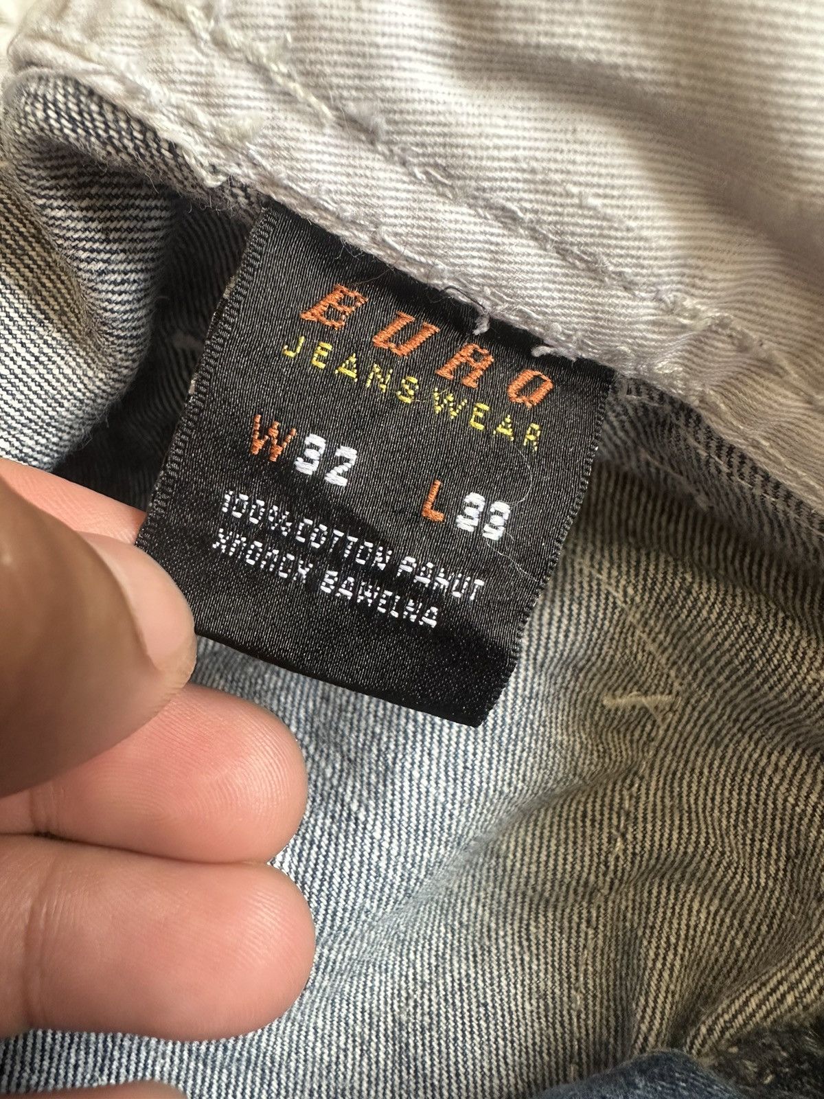 Japanese Brand Vintage Y2k Euro Jeanswear Baggy Multi Cargo Pants Size US 32 / EU 48 - 10 Thumbnail
