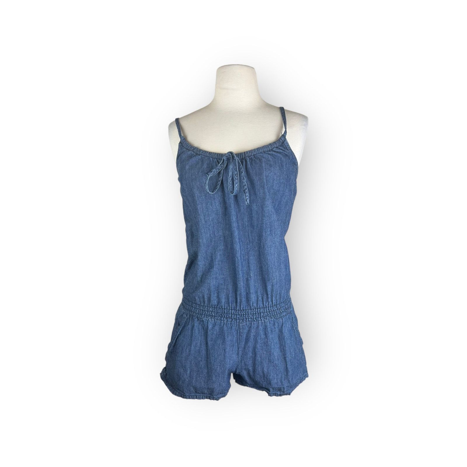 Decree Decree | Vintage Y2K Denim Romper | Medium Size 28" / US 6 / IT 42 - 4 Thumbnail