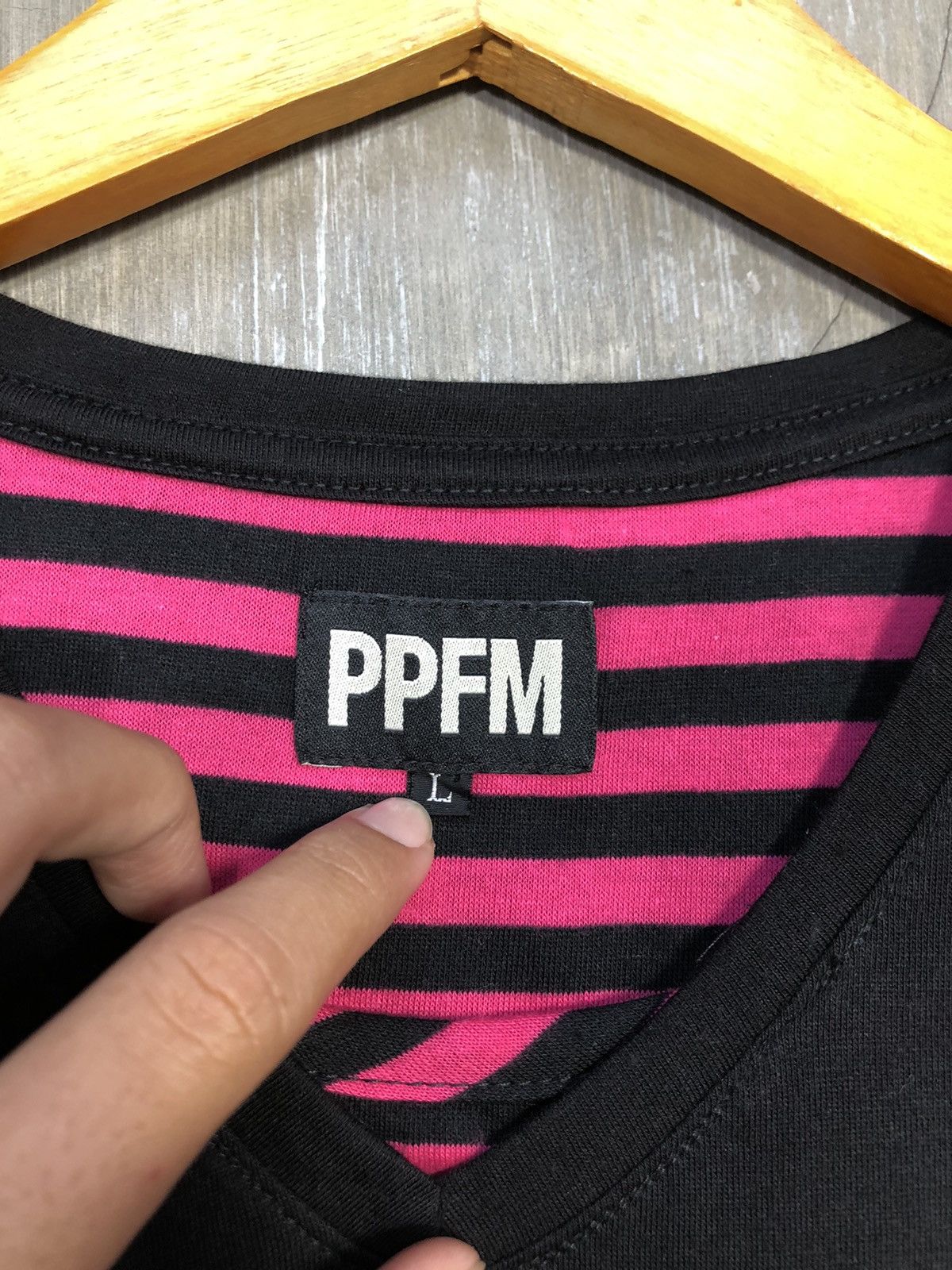Japanese Brand Y2K Japanese PPFM Short Sleeve T-Shirt Size L / US 10 / IT 46 - 5 Thumbnail