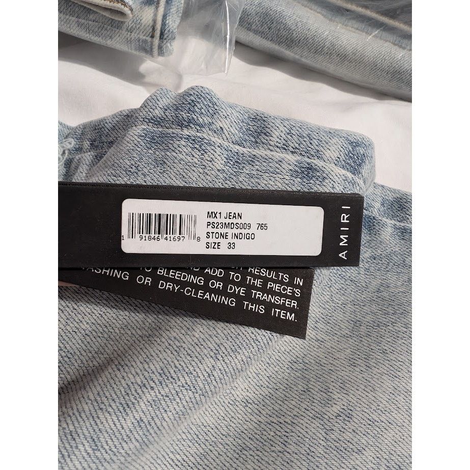 Amiri o1rshd1 MX1 Jeans in Stone Indigo Size US 33 - 20 Thumbnail