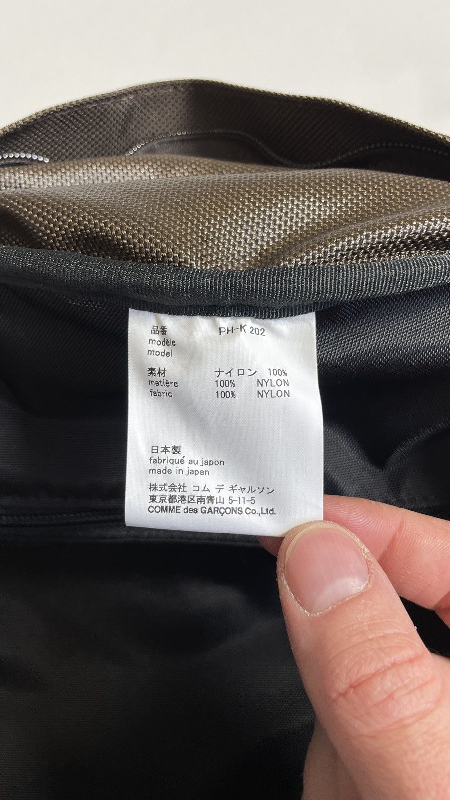 Comme des Garcons Large Ballistic Twill Nylon Back Pack Size ONE SIZE - 13 Thumbnail