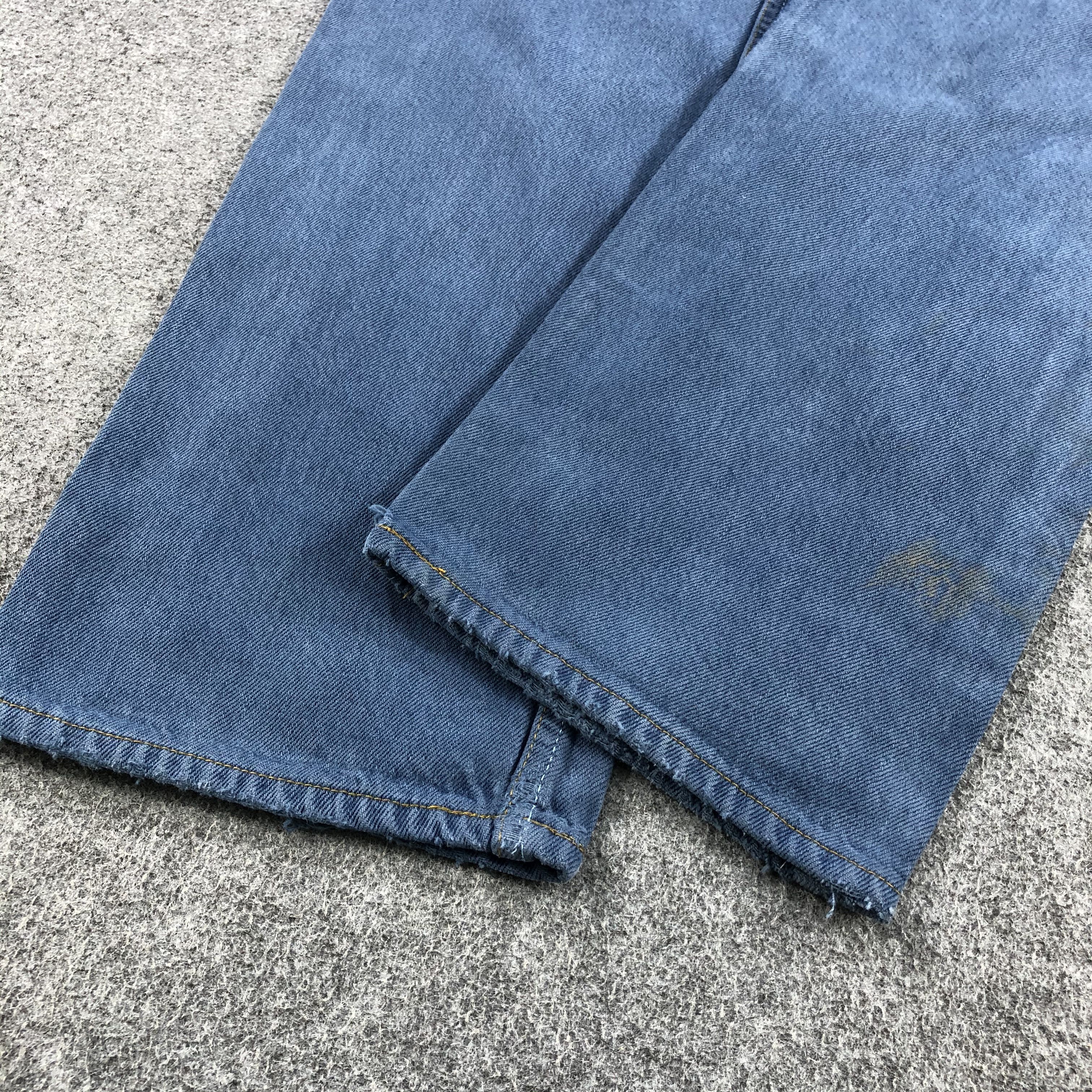 Levi's 90s Vintage Blue Wash Levis 501 Jeans-J1482 Size US 32 / EU 48 - 6 Thumbnail