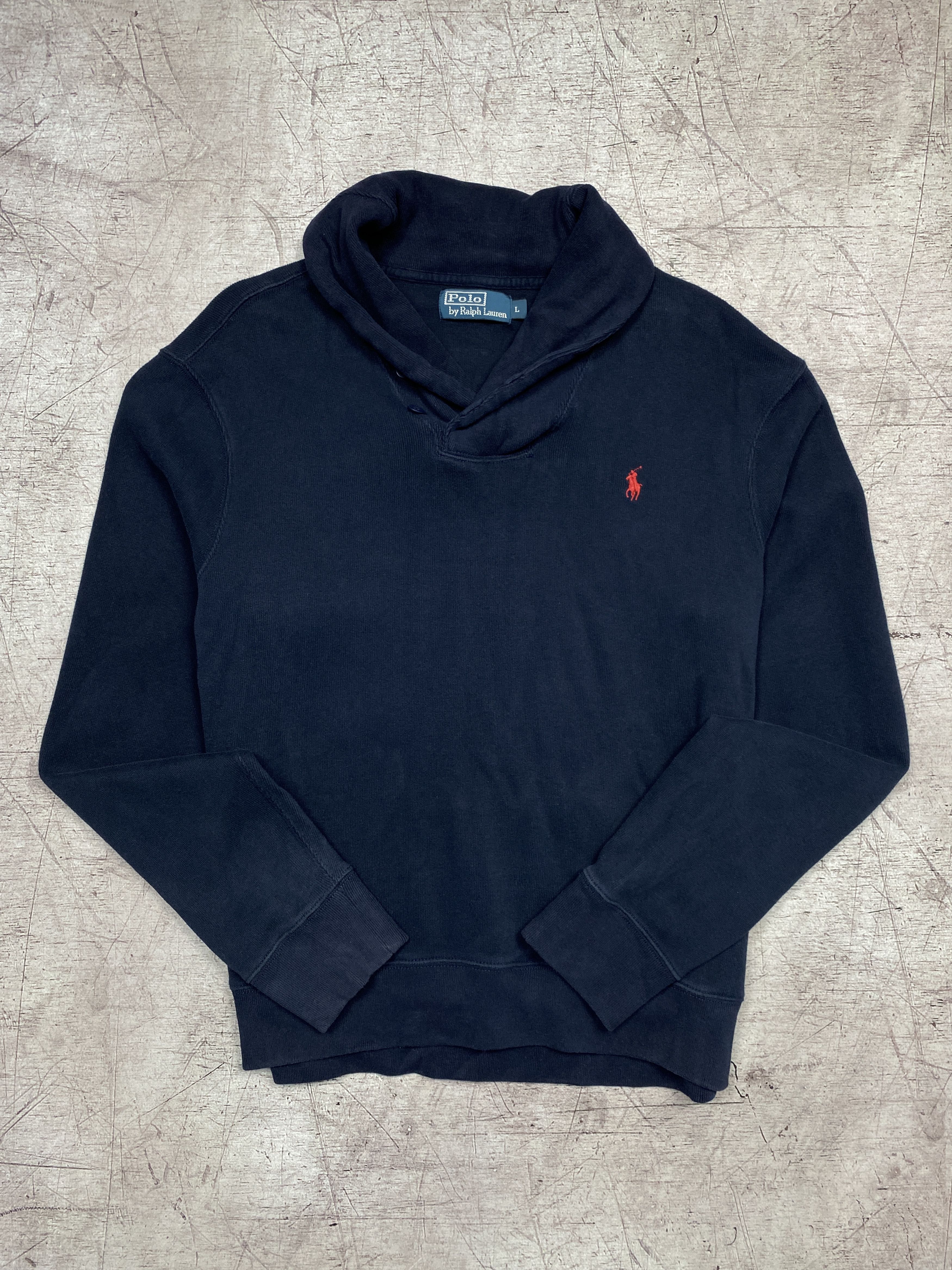 Polo Ralph Lauren × Ralph Lauren × Vintage Polo Ralph Lauren Vintage Mens Cardigan Sweatshirt Size US L / EU 52-54 / 3 - 1 Thumbnail