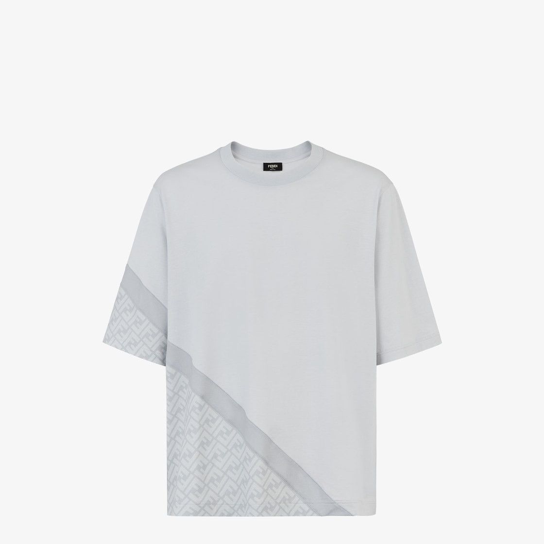 Fendi o1w1db10625 FAF682 T-Shirt in Gray Size US S / EU 44-46 / 1 - 1 Thumbnail