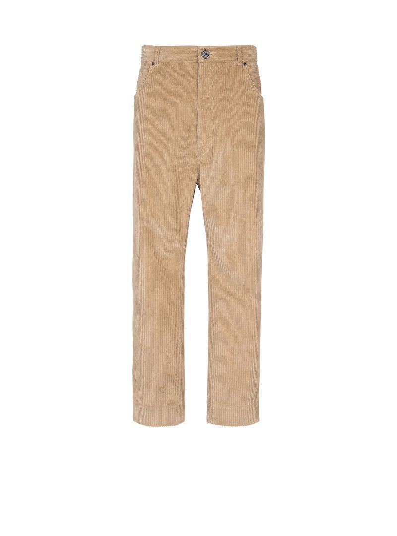 Balmain o1y0426 Casual Pant in Beige Size US 33 - 1 Thumbnail
