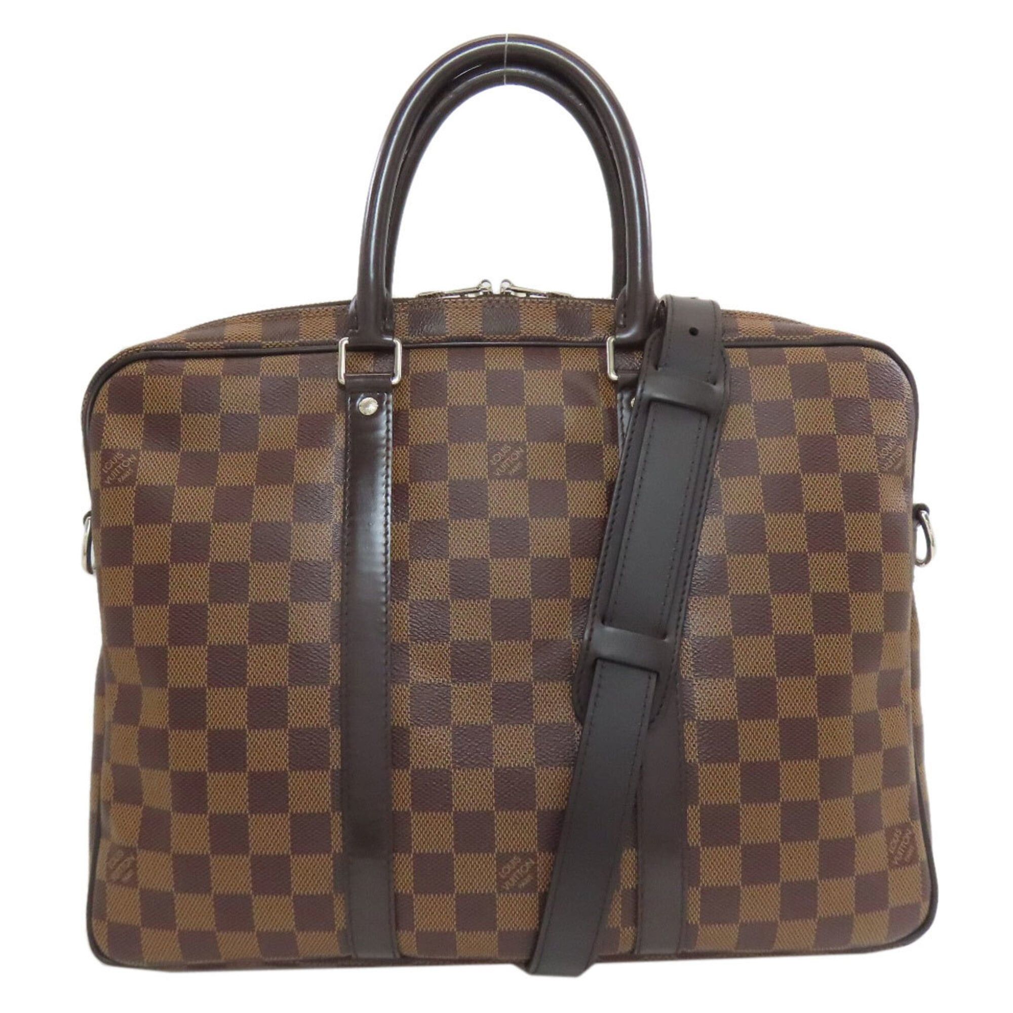 Louis Vuitton Louis Vuitton N41466 Port Document Voyage PM PDV Business Bag, Damier Canvas, Women's LOUIS VUITTON Size ONE SIZE - 1 Thumbnail